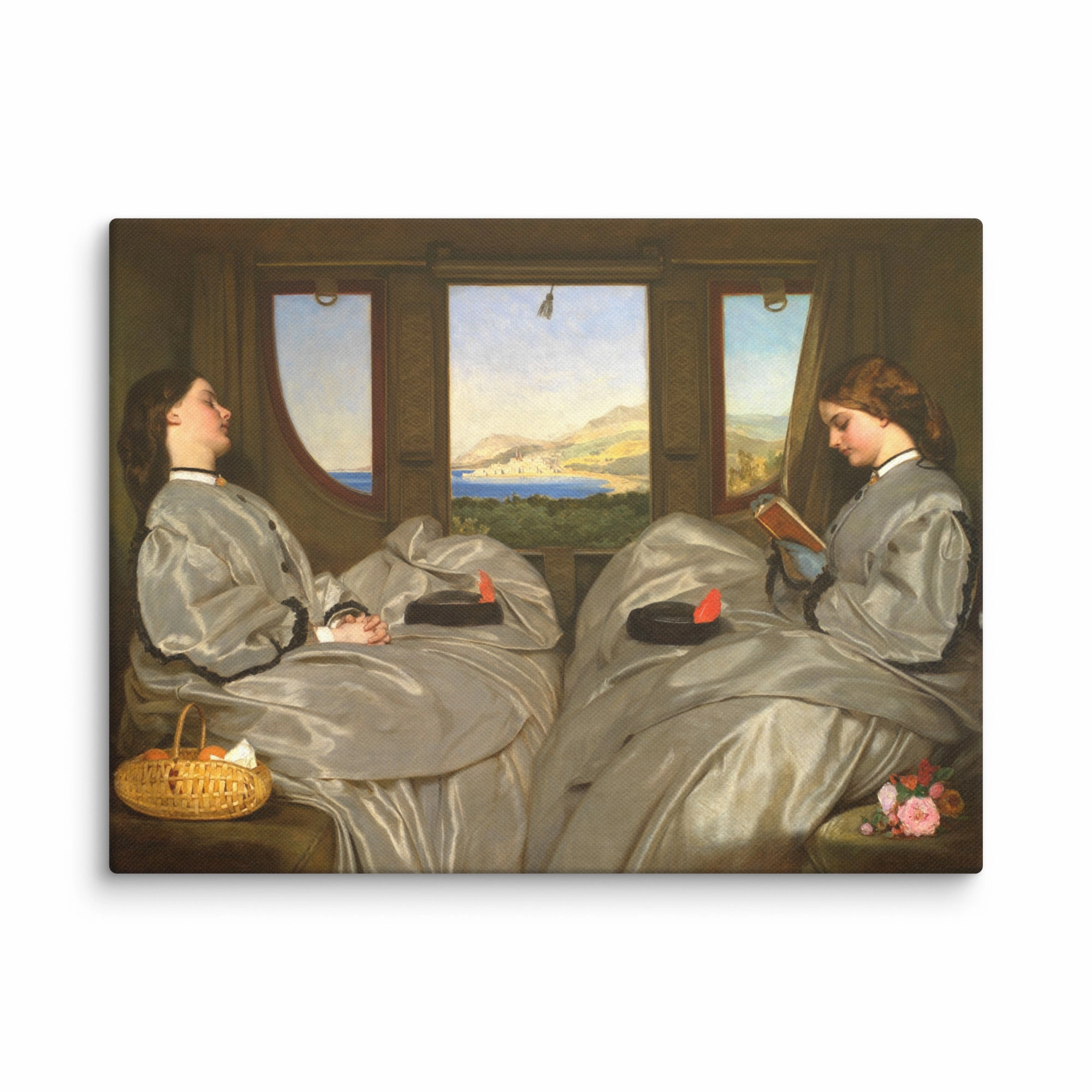 Leinwand - Augustus Leopold Egg, The Travelling Companions