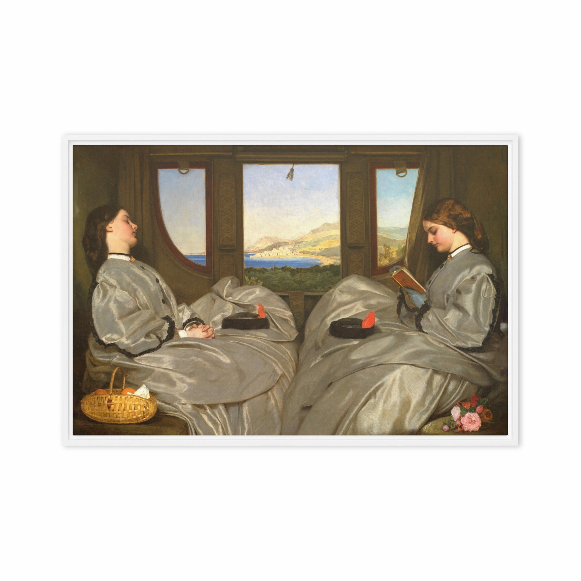 Leinwand - Augustus Leopold Egg, The Travelling Companions