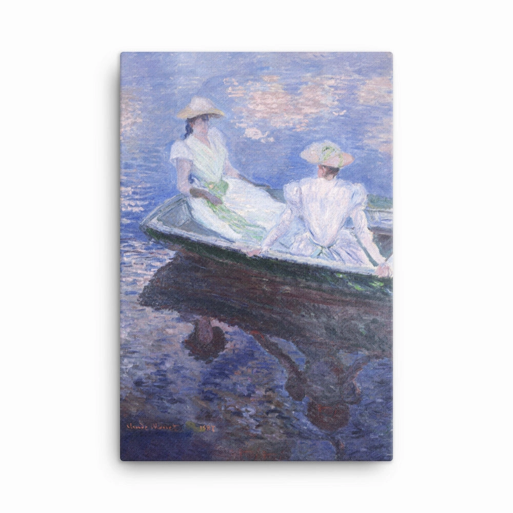 Leinwand - Claude Monet, On the Boat