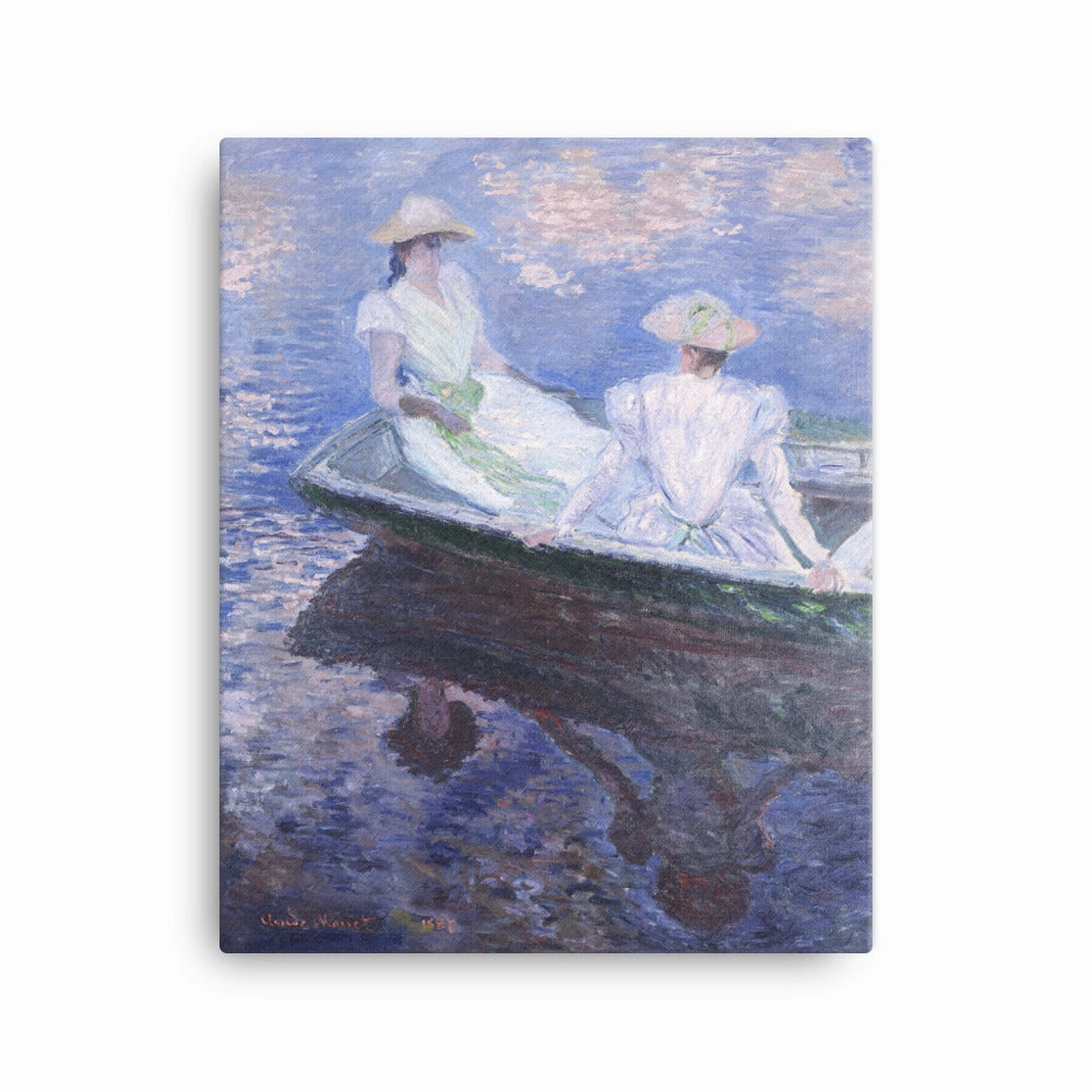 Leinwand - Claude Monet, On the Boat