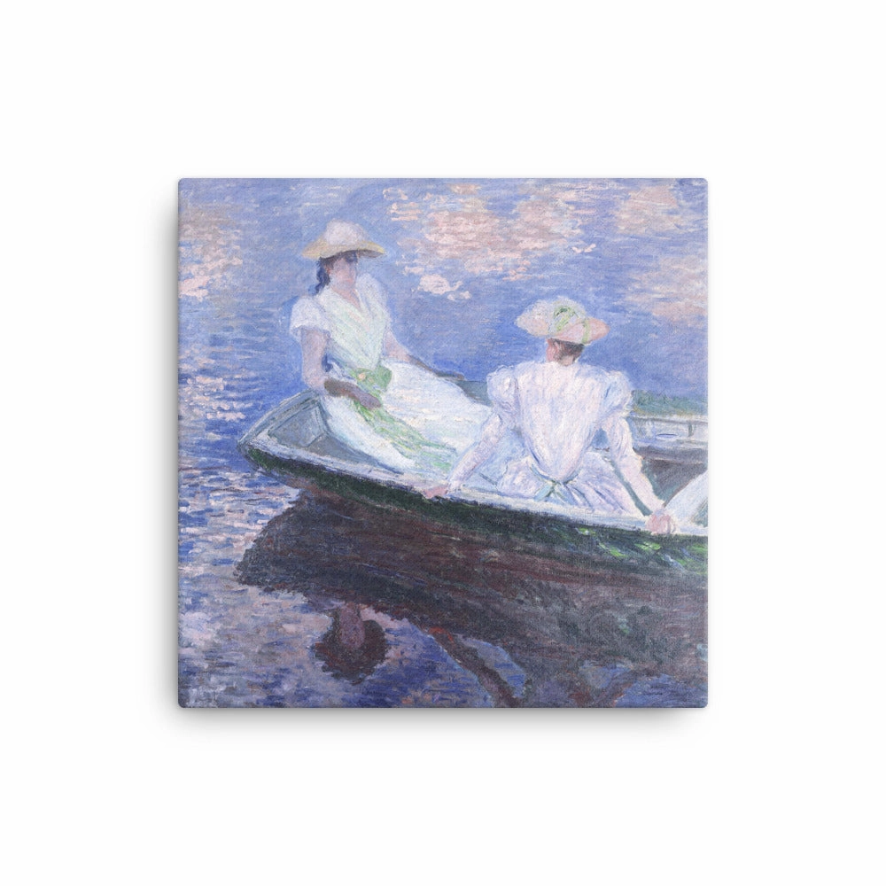 Leinwand - Claude Monet, On the Boat