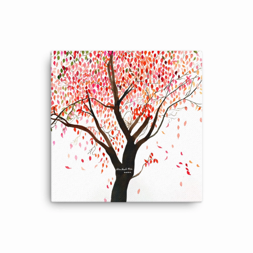 Leinwand - falling Leaves, Gravity