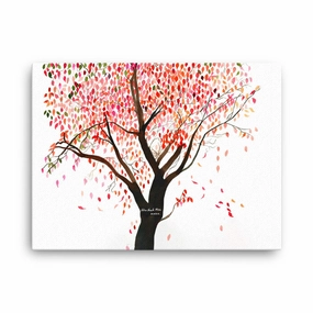 Leinwand - falling Leaves, Gravity canvas mural art