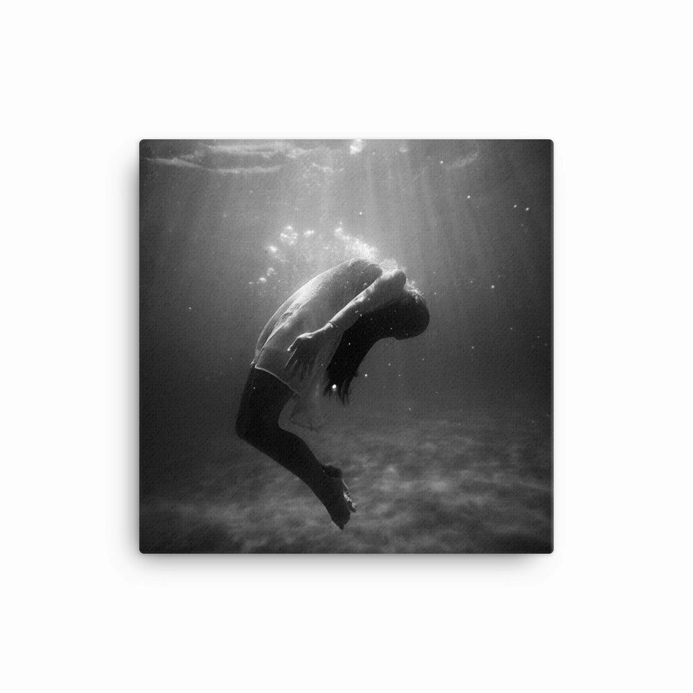 Leinwand - girl in the water