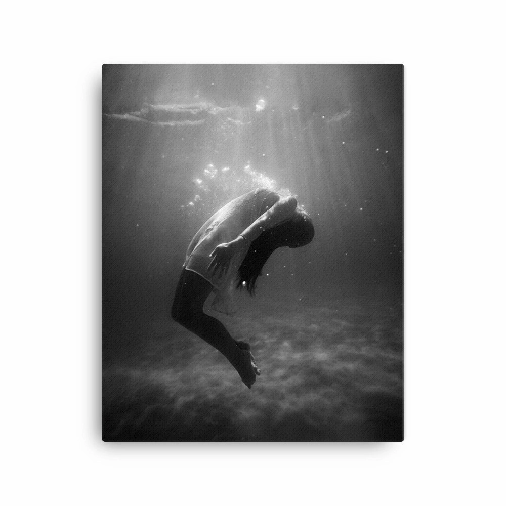 Leinwand - girl in the water