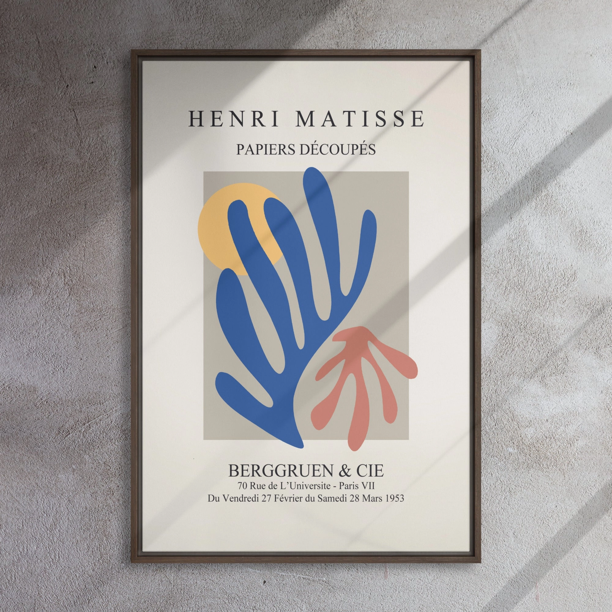 Leinwand - Henri Matisse, Paper Cutouts bunter Garten