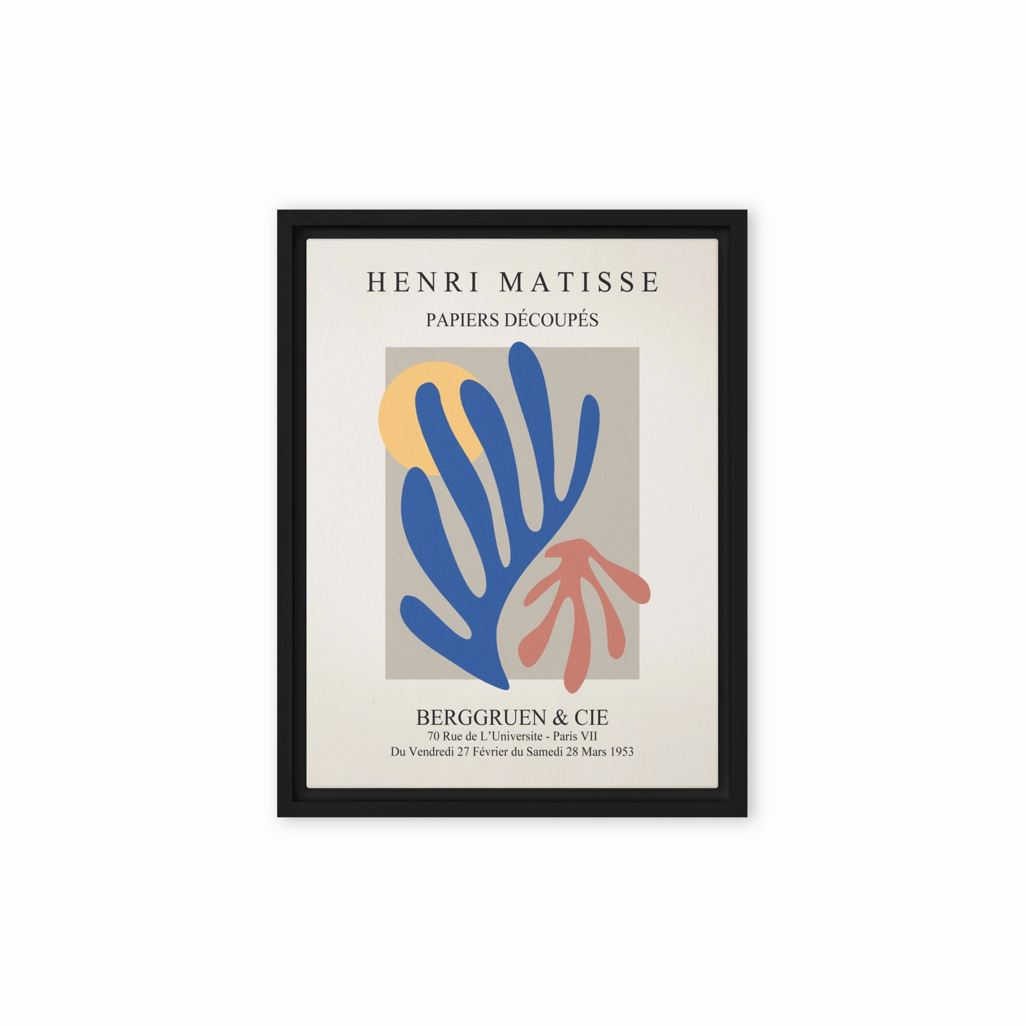 Leinwand - Henri Matisse, Paper Cutouts bunter Garten