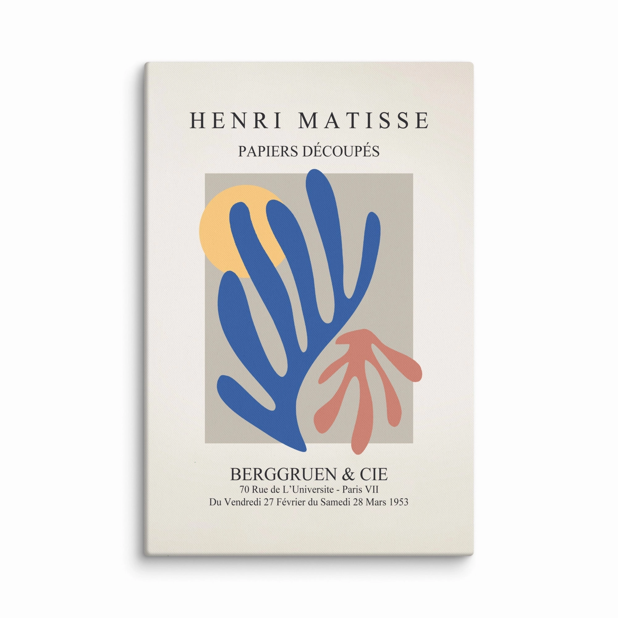Leinwand - Henri Matisse, Paper Cutouts bunter Garten