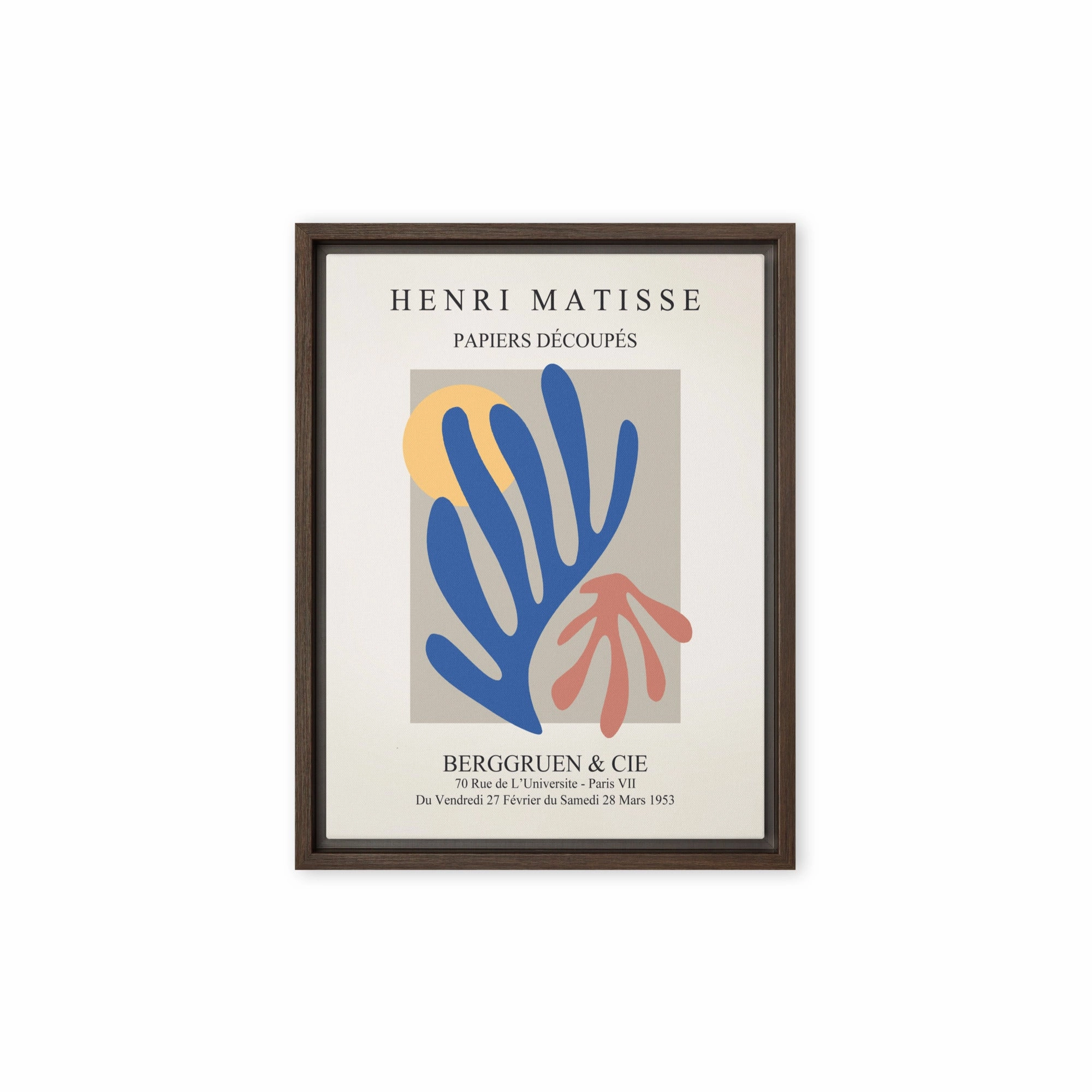 Leinwand - Henri Matisse, Paper Cutouts bunter Garten