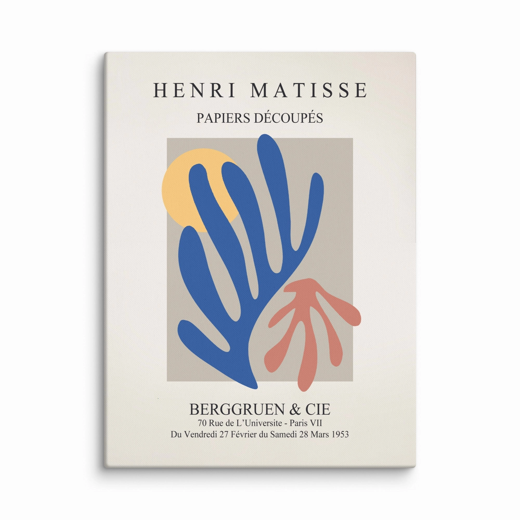 Leinwand - Henri Matisse, Paper Cutouts bunter Garten