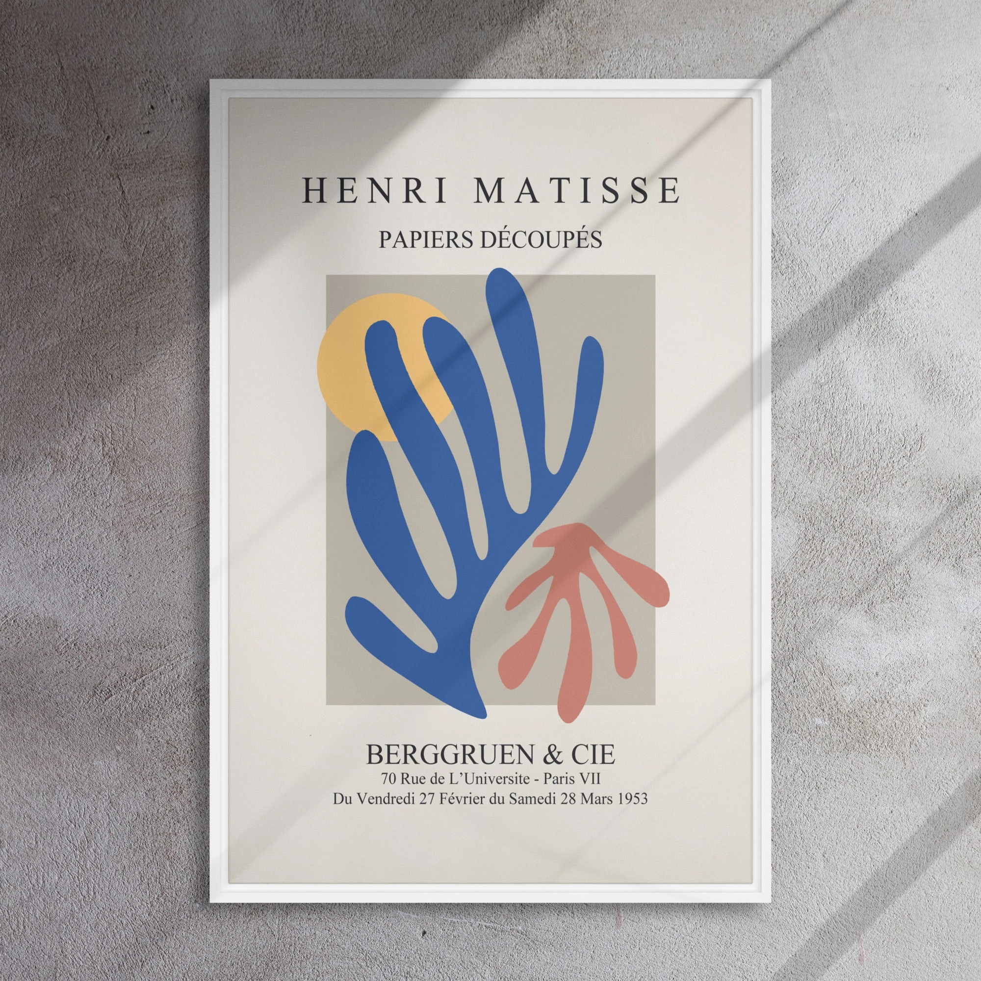 Leinwand - Henri Matisse, Paper Cutouts bunter Garten