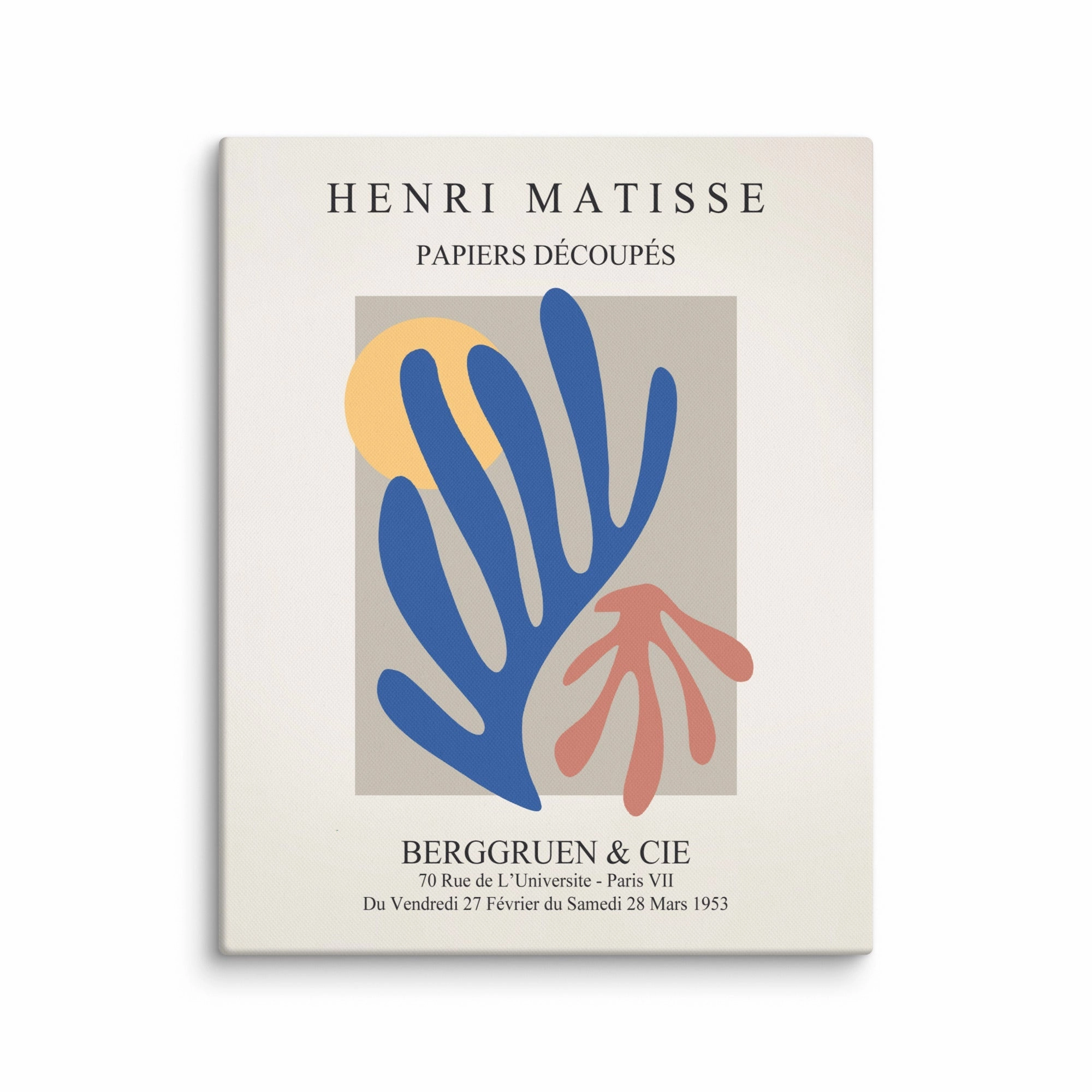 Leinwand - Henri Matisse, Paper Cutouts bunter Garten