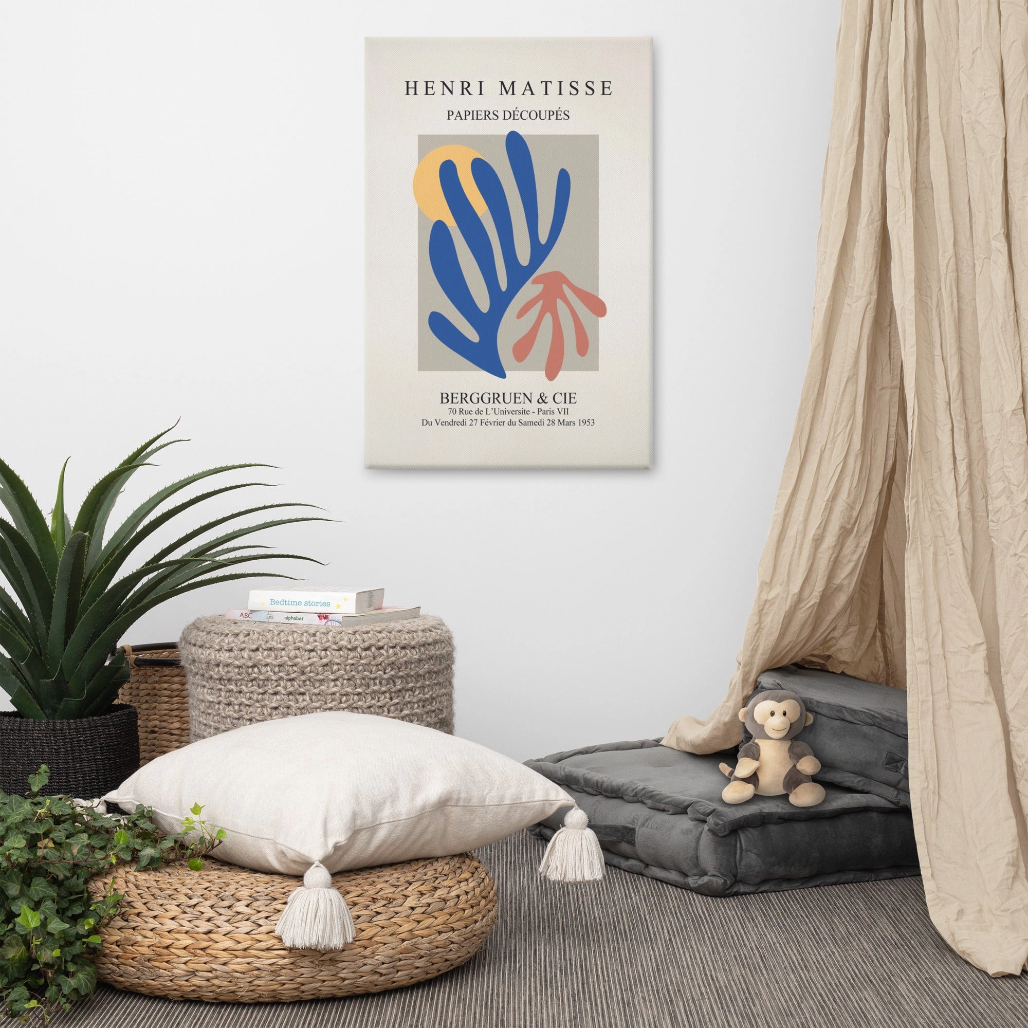 Leinwand - Henri Matisse, Paper Cutouts bunter Garten