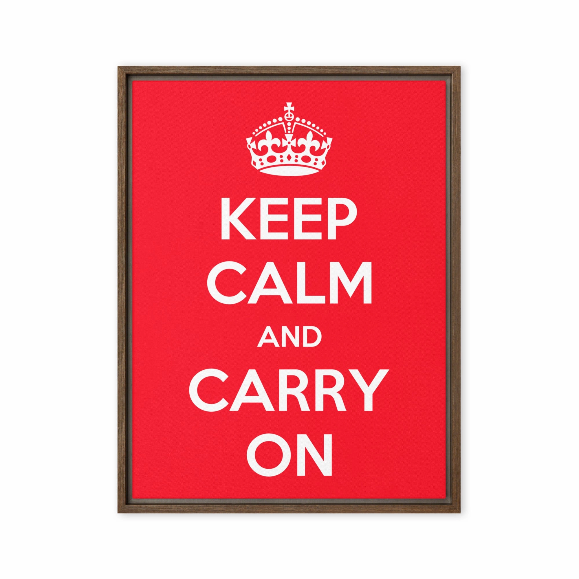 Leinwand - Keep Calm and Carry on