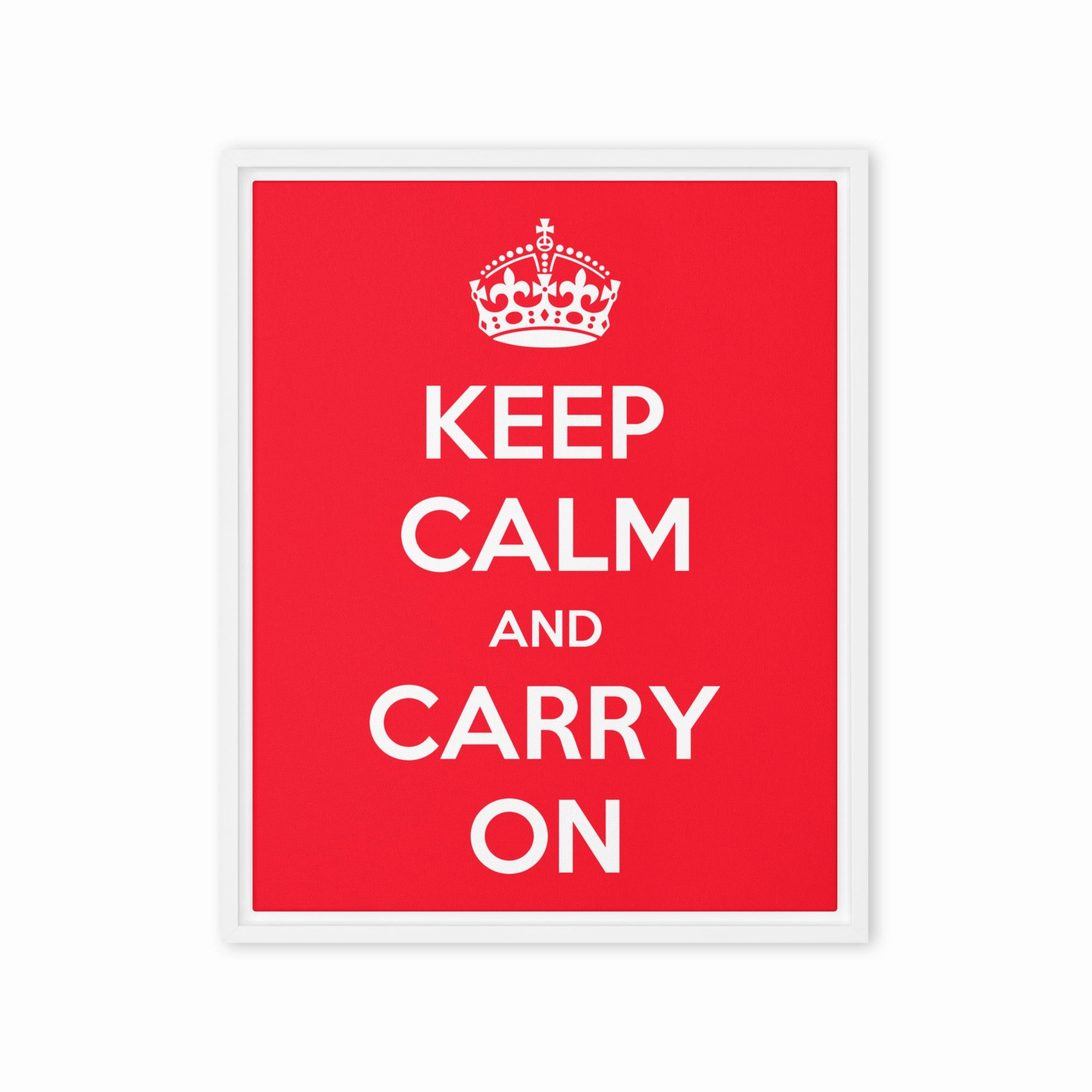 Leinwand - Keep Calm and Carry on