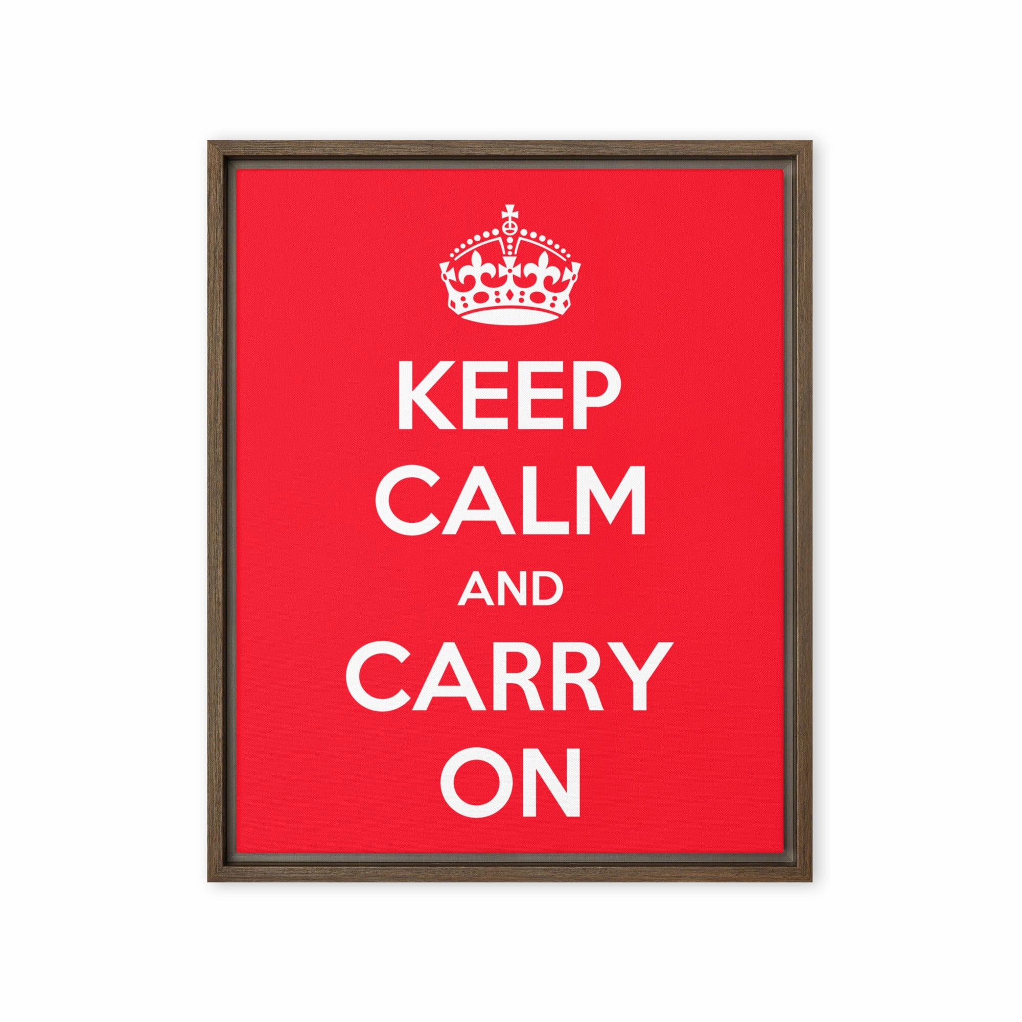 Leinwand - Keep Calm and Carry on