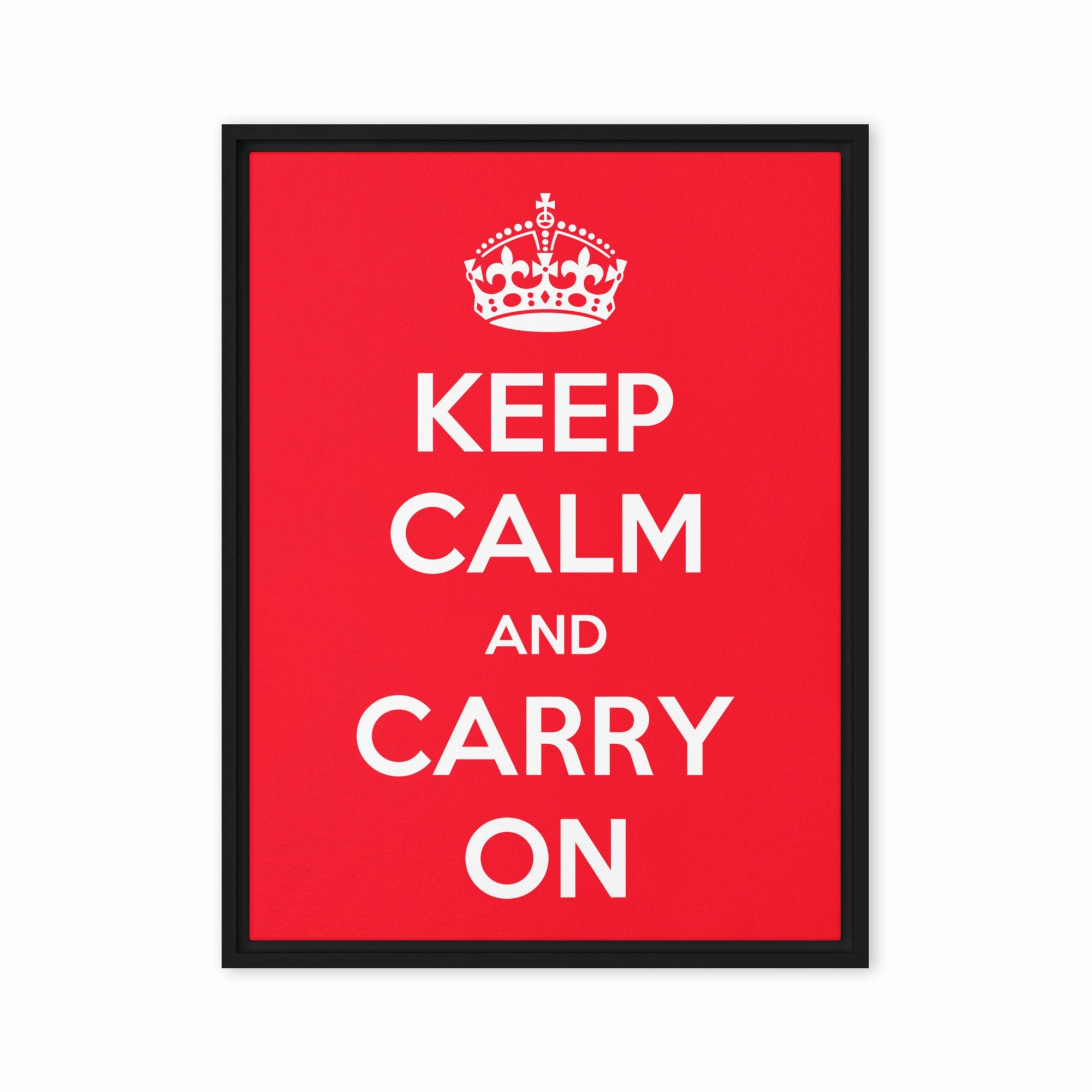 Leinwand - Keep Calm and Carry on