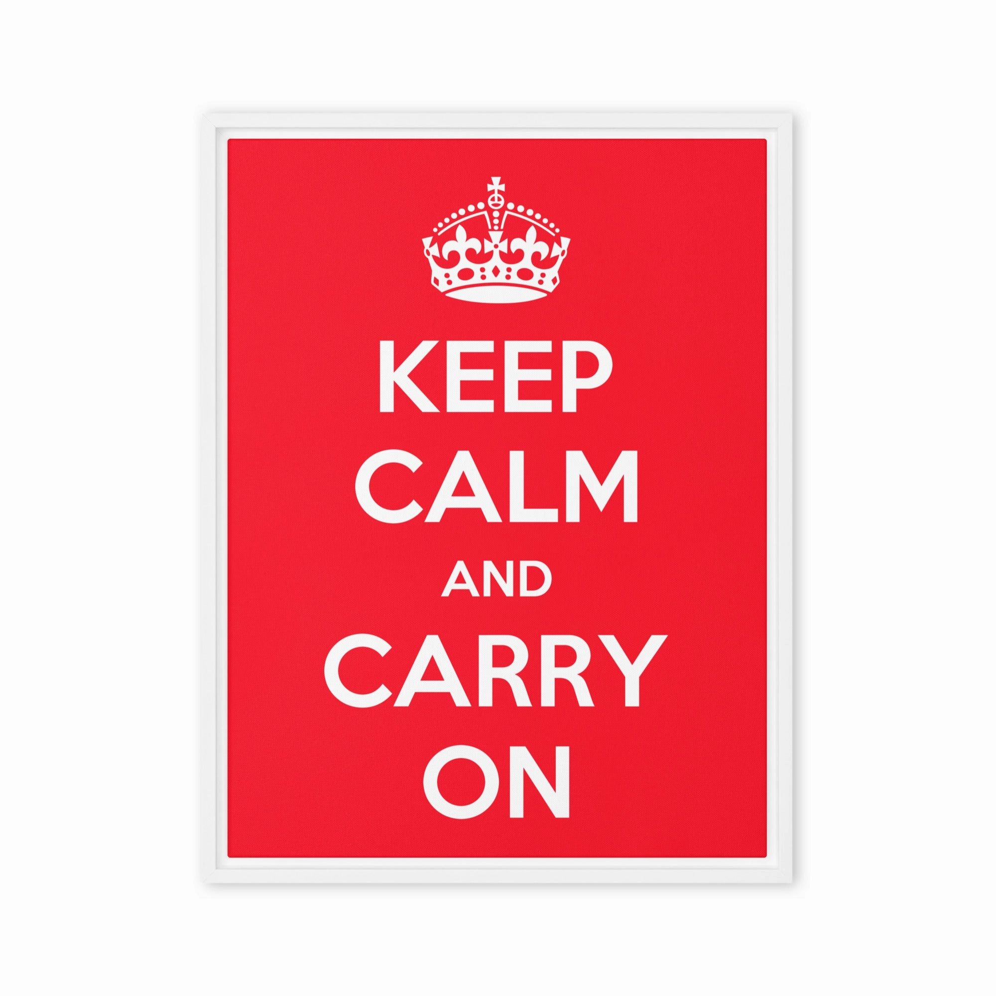 Leinwand - Keep Calm and Carry on