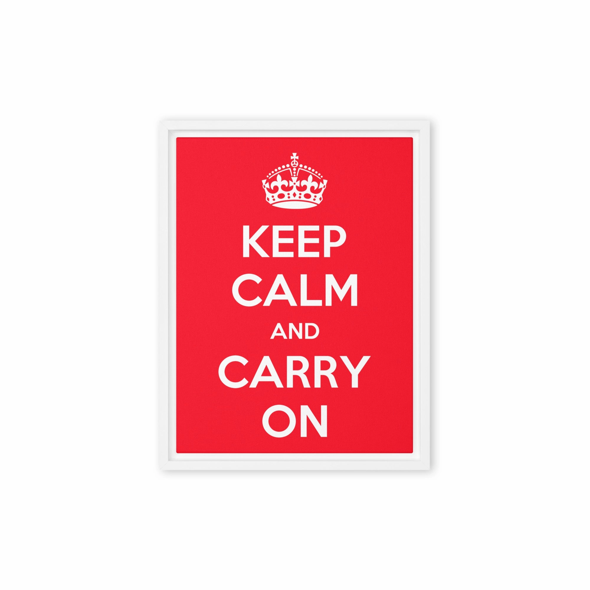 Leinwand - Keep Calm and Carry on