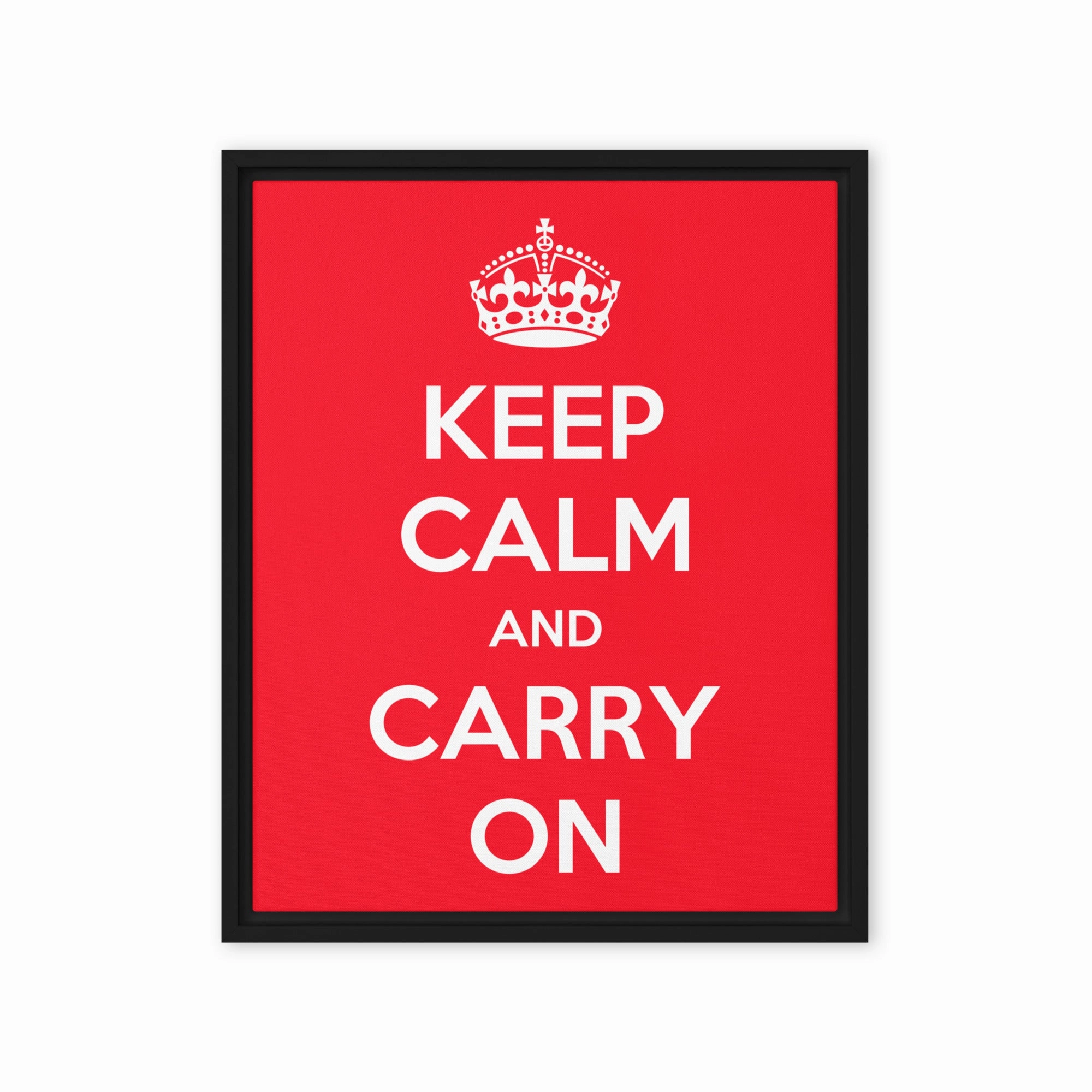 Leinwand - Keep Calm and Carry on