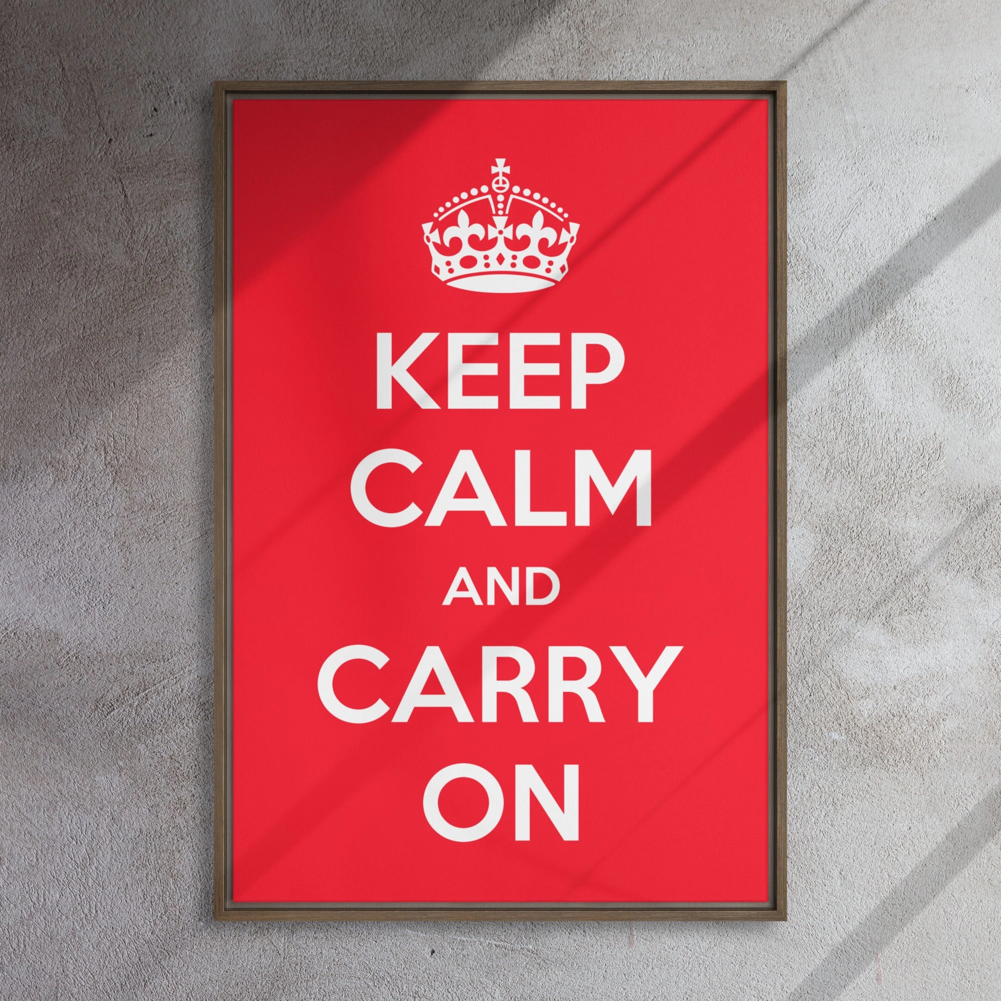Leinwand - Keep Calm and Carry on