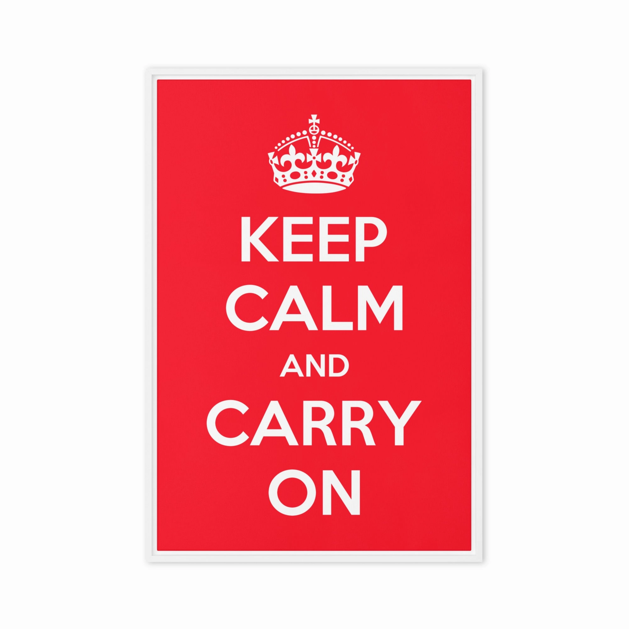 Leinwand - Keep Calm and Carry on