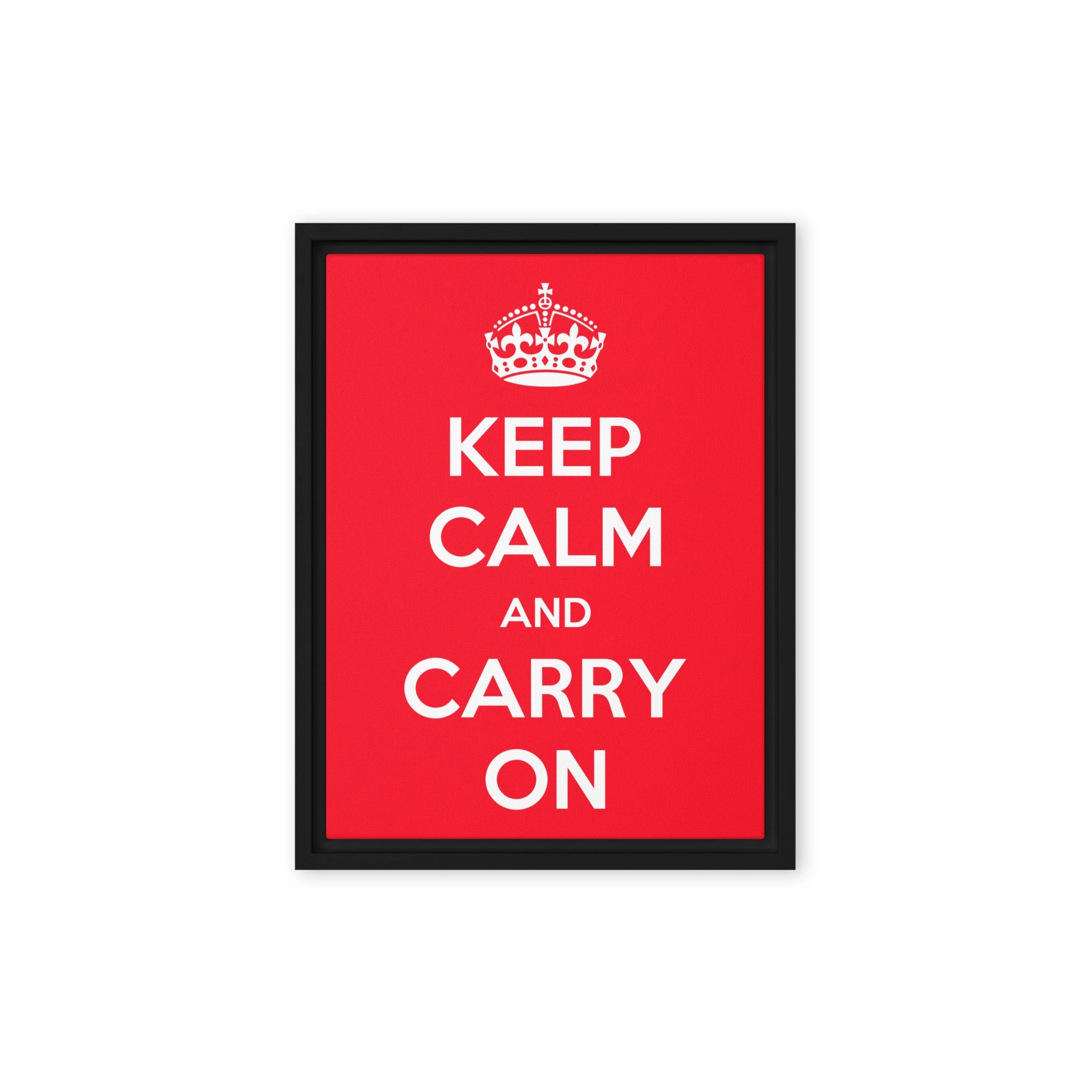 Leinwand - Keep Calm and Carry on