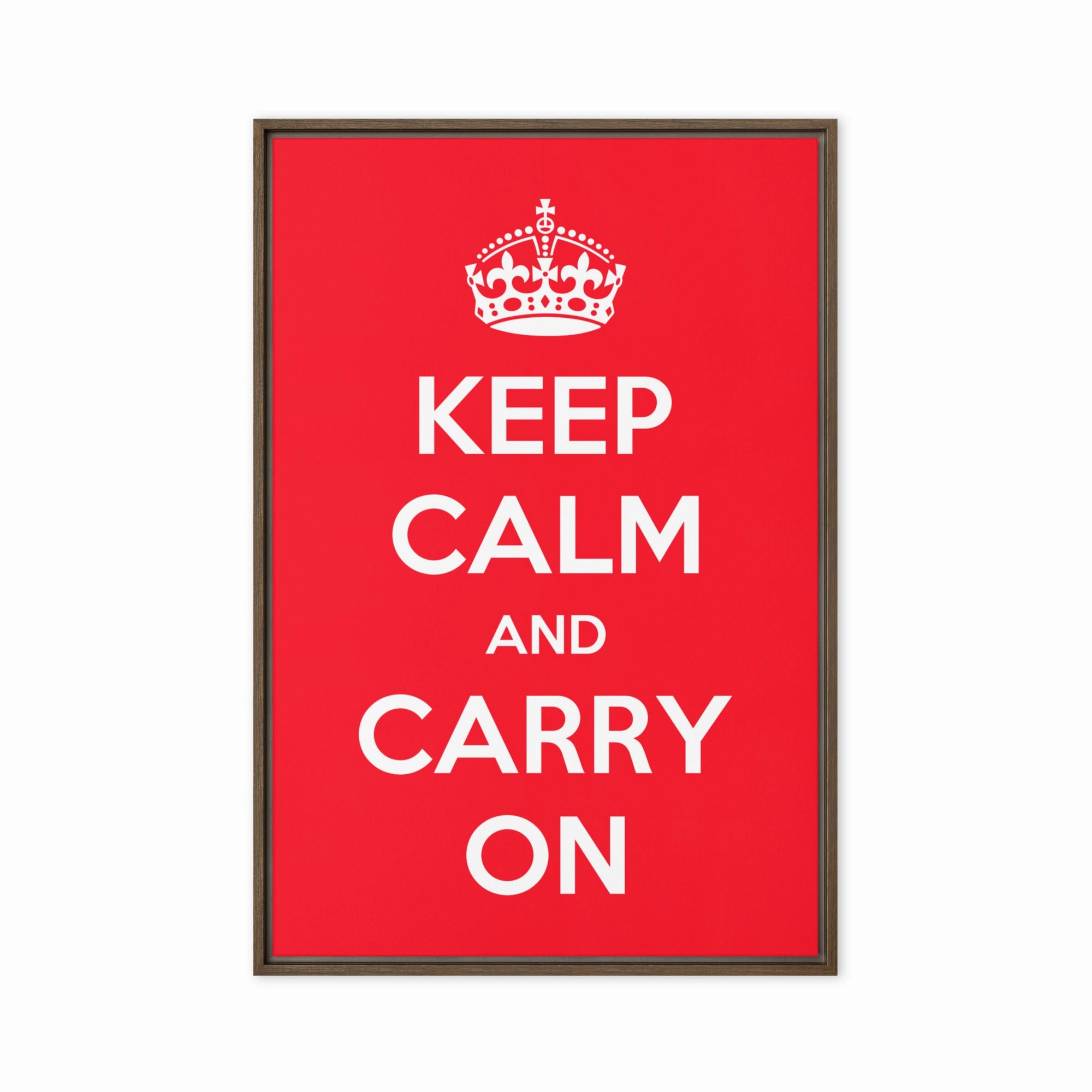 Leinwand - Keep Calm and Carry on