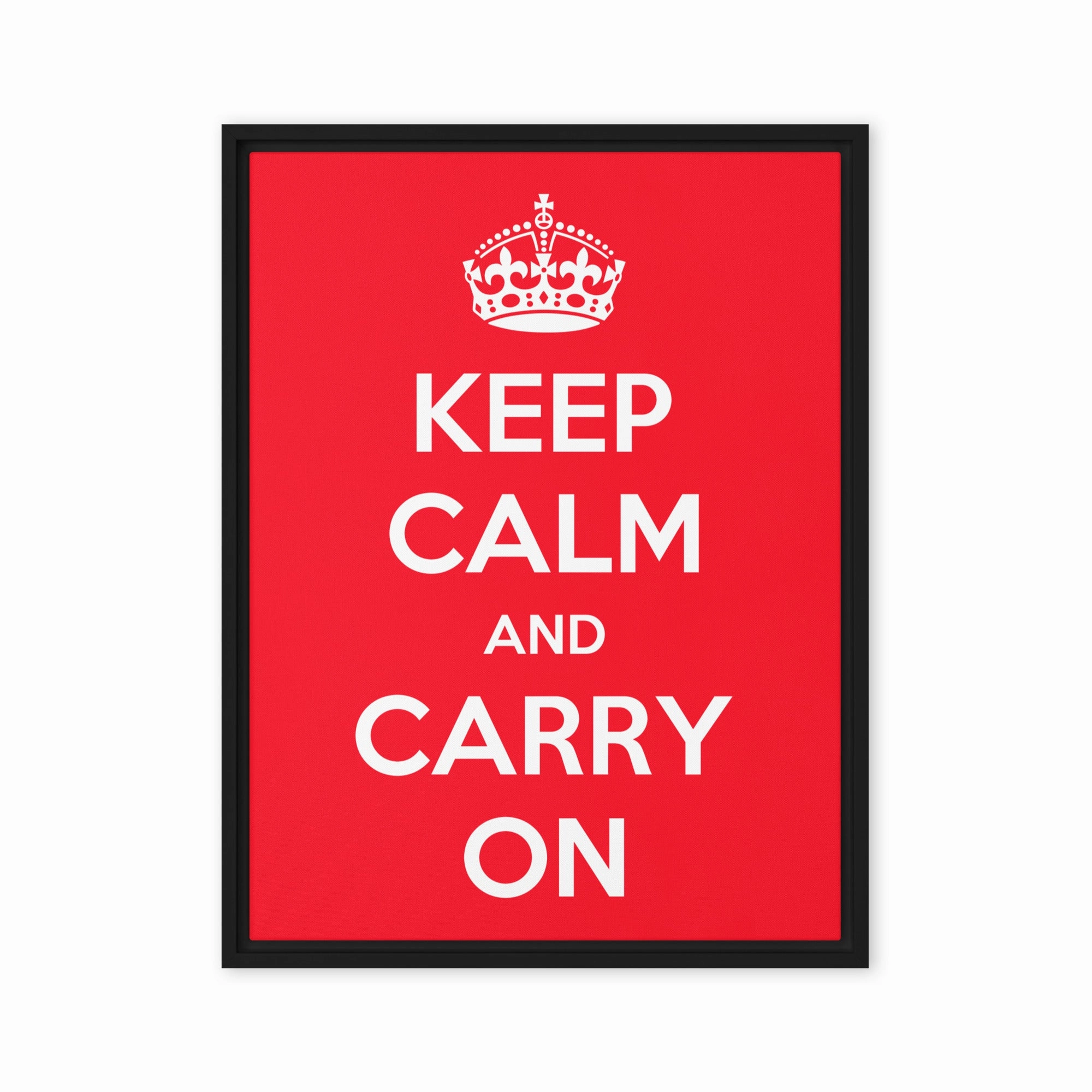 Leinwand - Keep Calm and Carry on