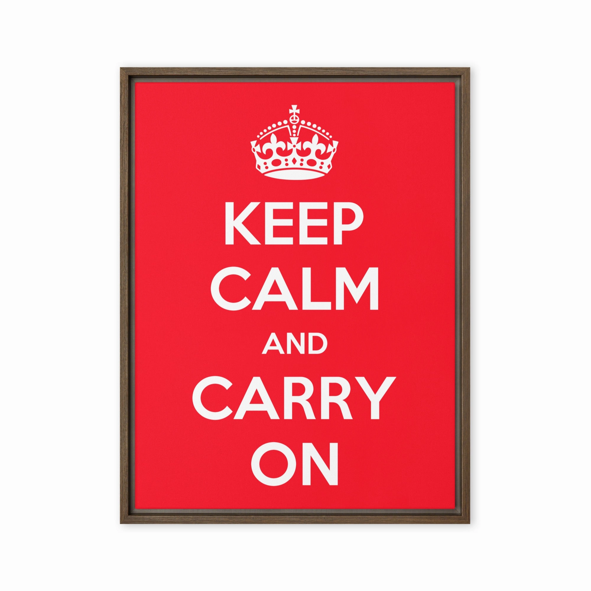 Leinwand - Keep Calm and Carry on