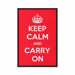 Leinwand - Keep Calm and Carry on canvas mural art