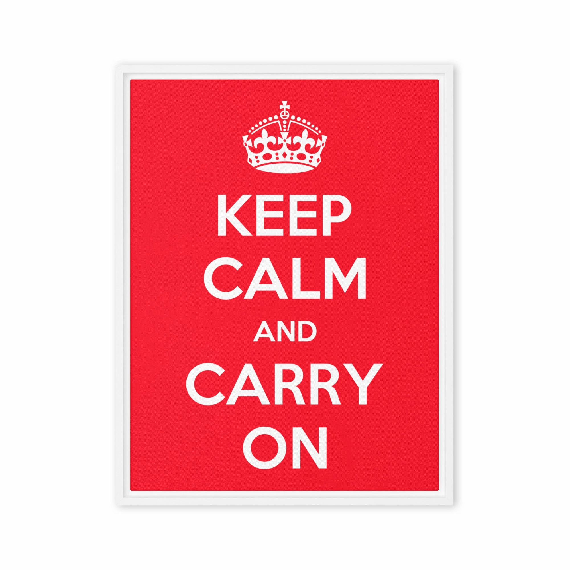 Leinwand - Keep Calm and Carry on