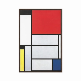 Leinwand - Mondrian, Tableau I canvas mural art