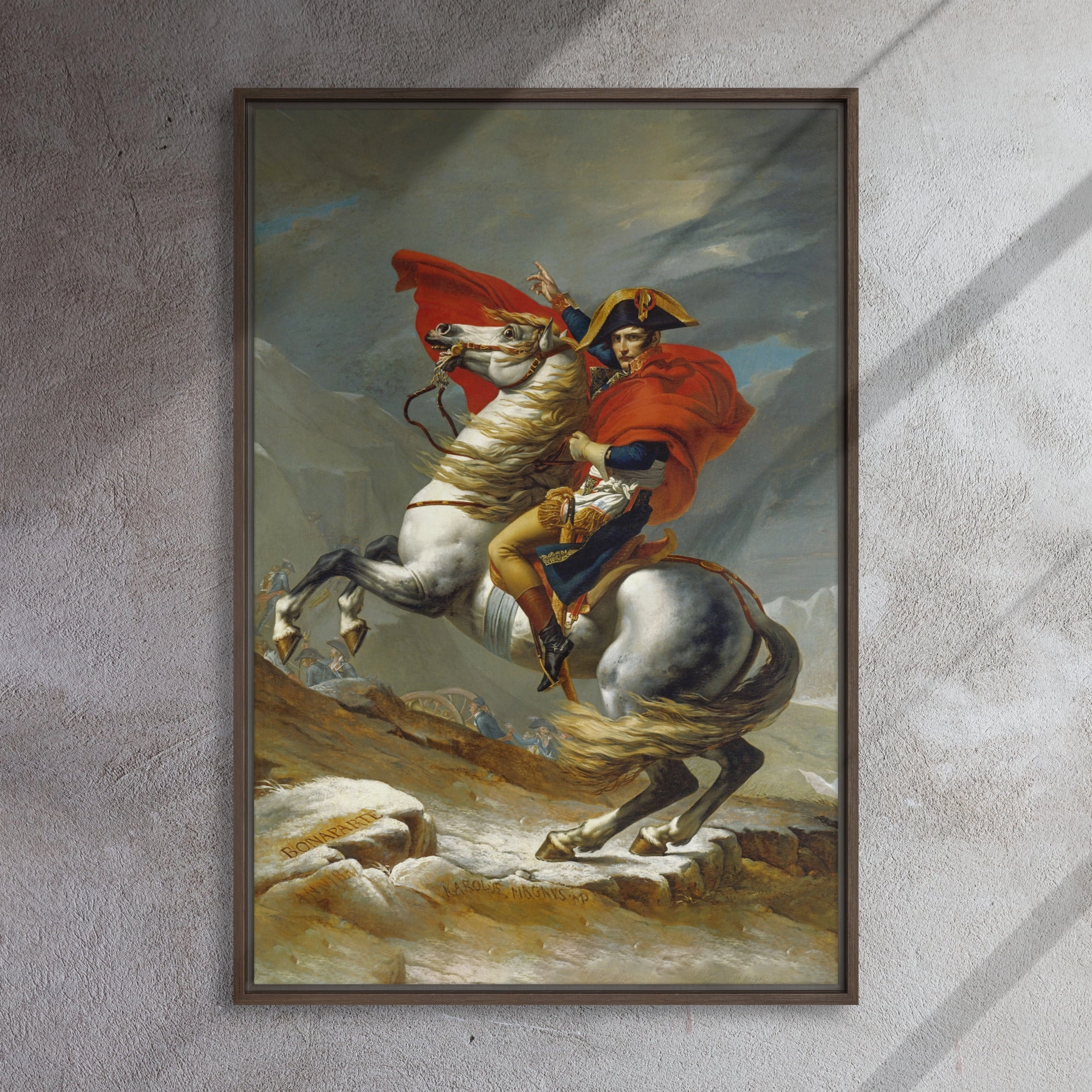 Leinwand - Napoleon Crossing the Alps