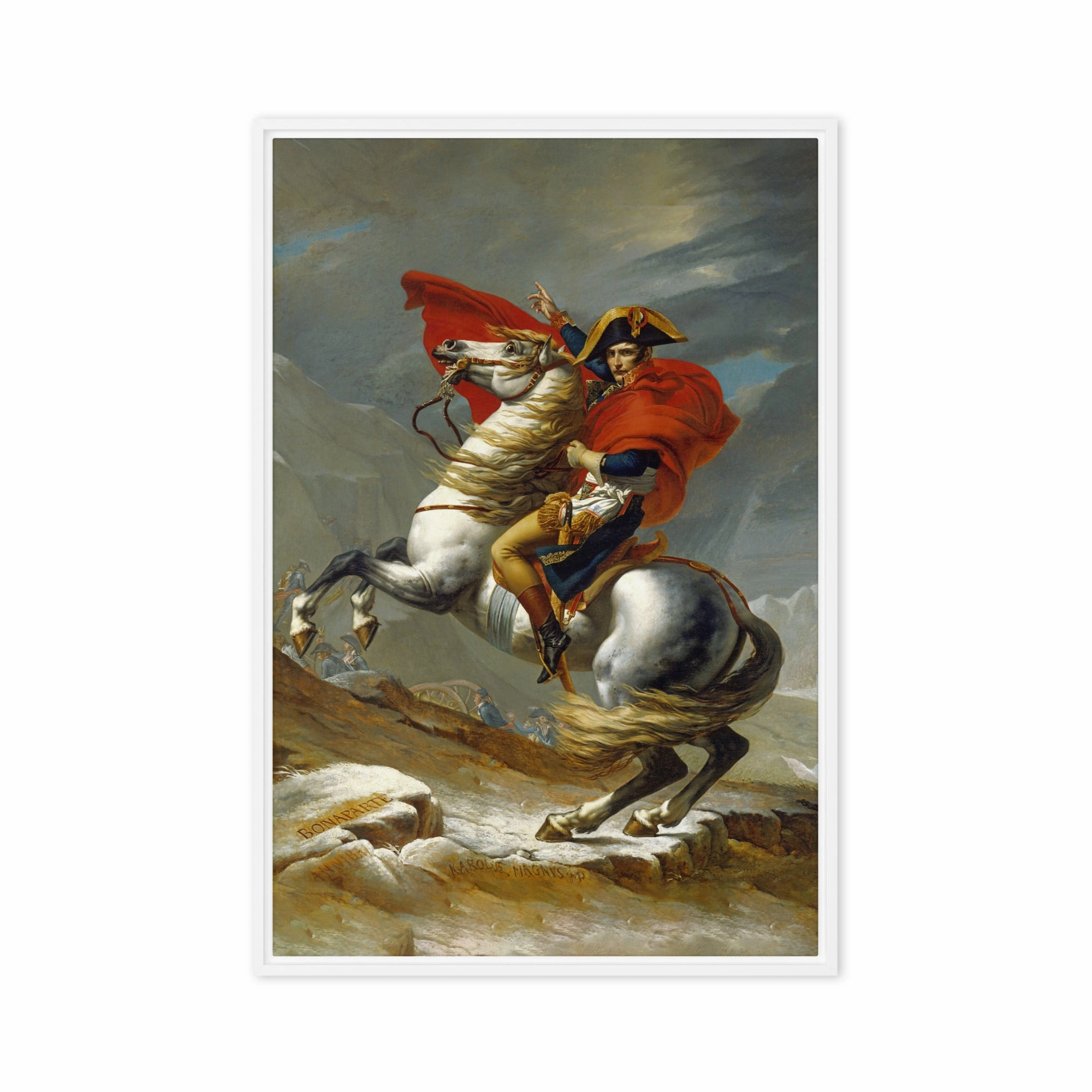 Leinwand - Napoleon Crossing the Alps