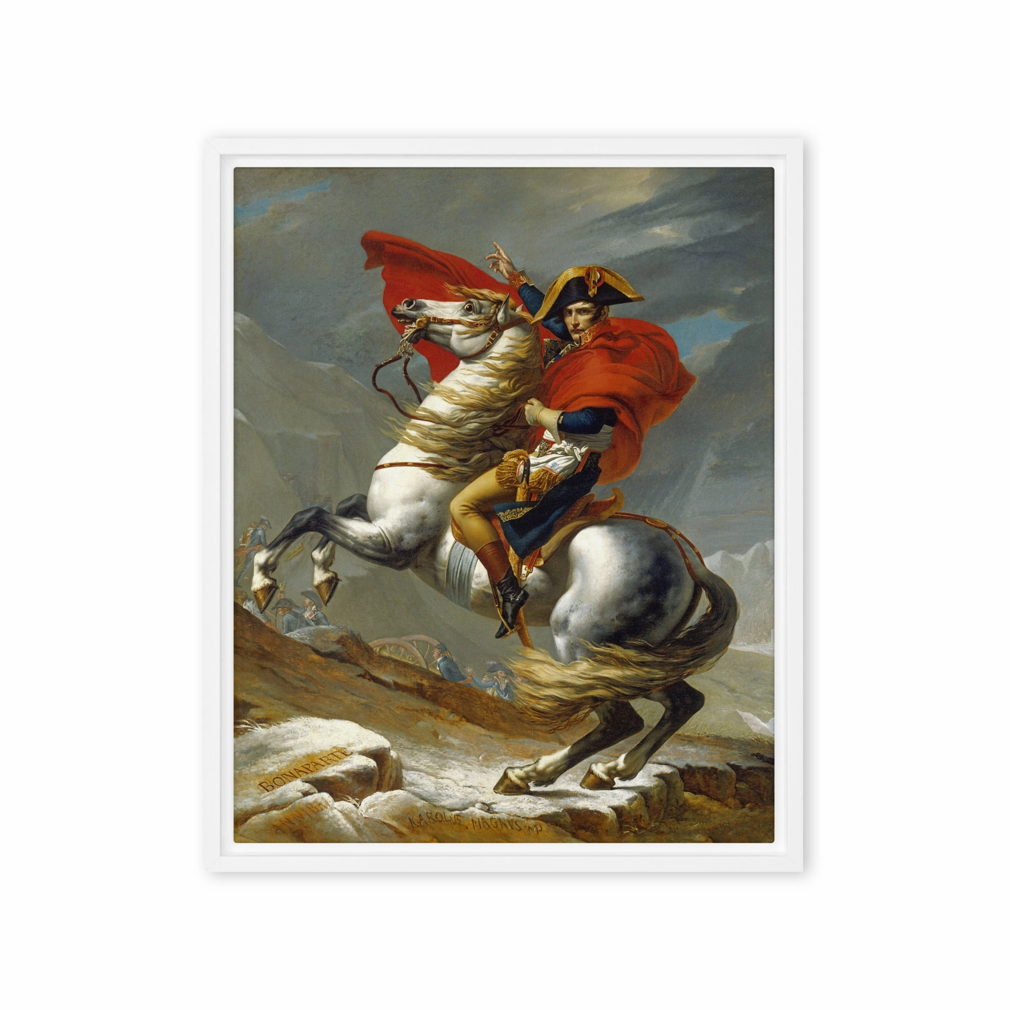 Leinwand - Napoleon Crossing the Alps