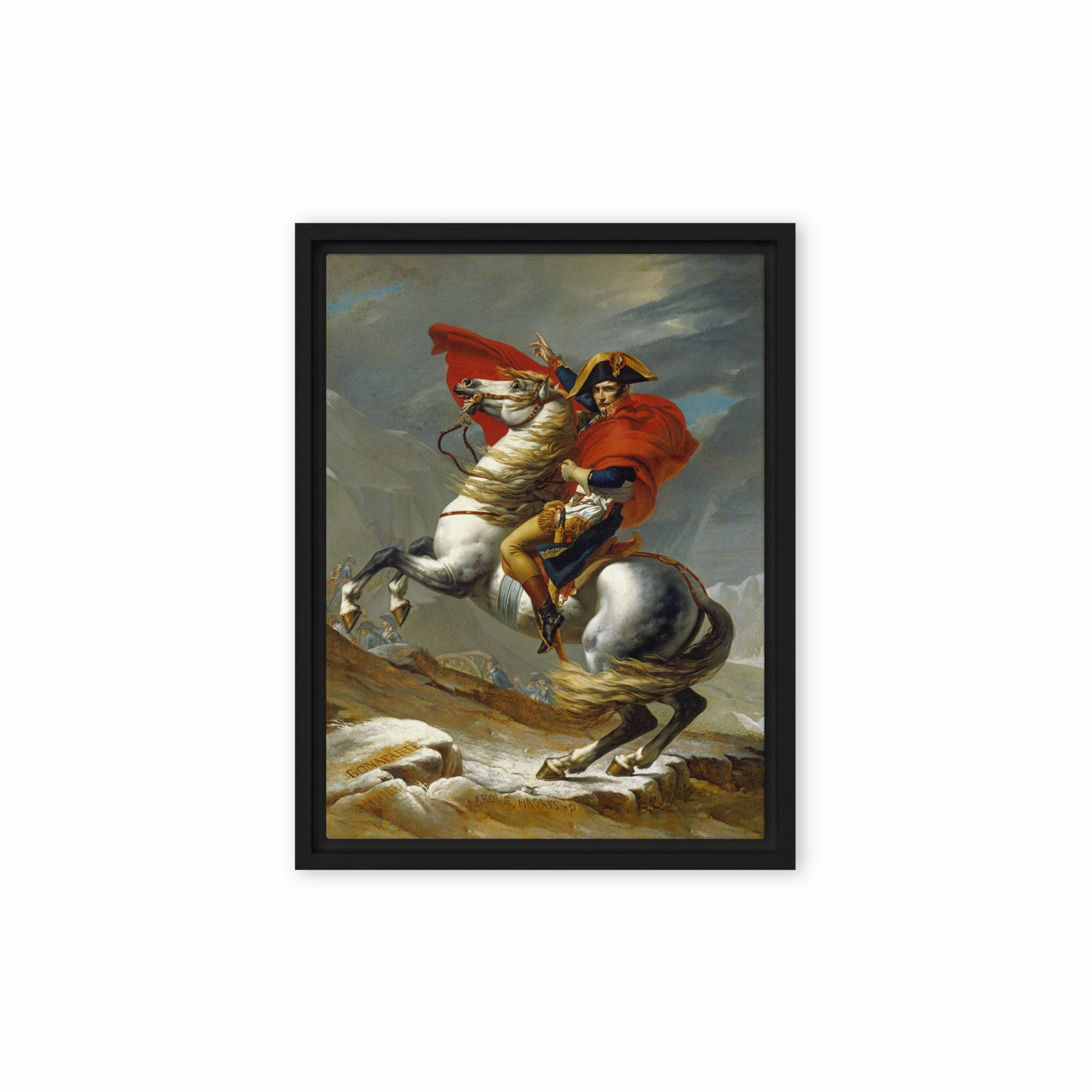 Leinwand - Napoleon Crossing the Alps