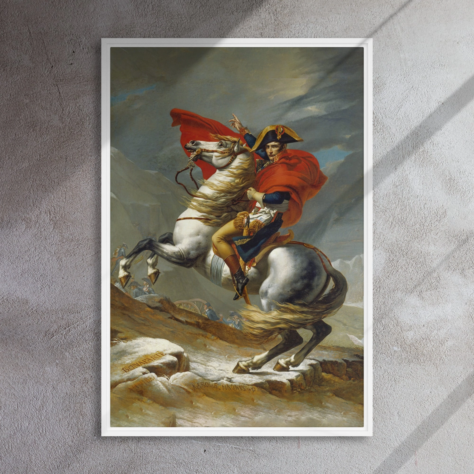 Leinwand - Napoleon Crossing the Alps