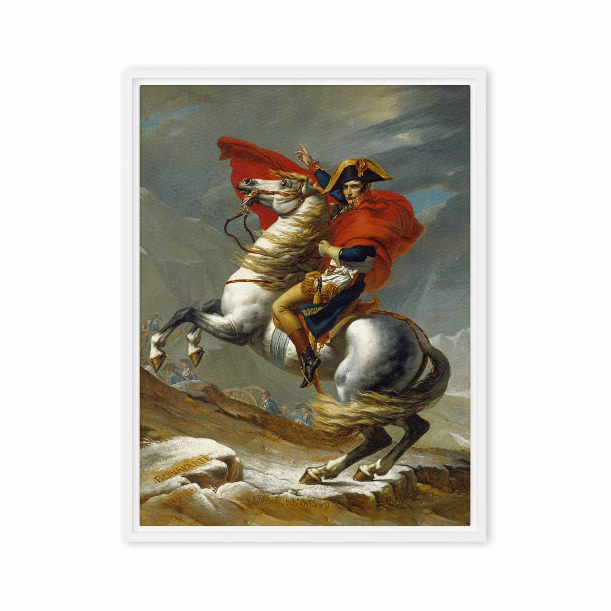 Leinwand - Napoleon Crossing the Alps
