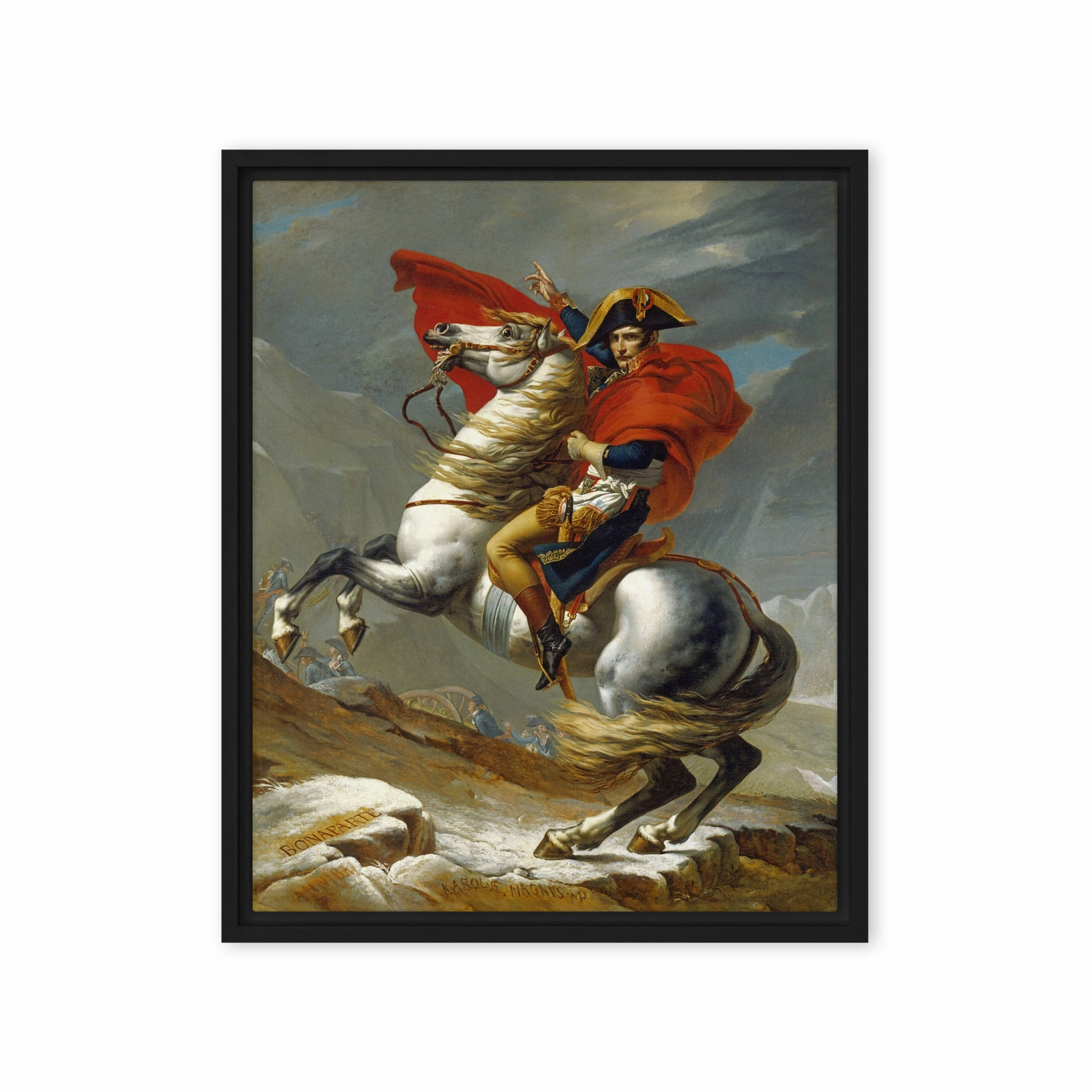 Leinwand - Napoleon Crossing the Alps