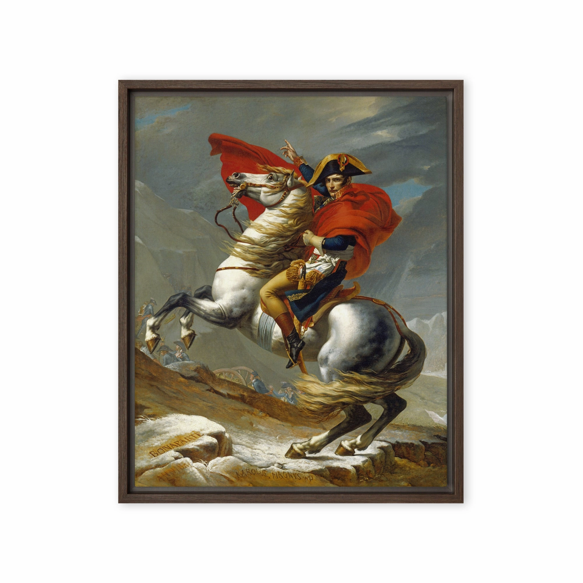 Leinwand - Napoleon Crossing the Alps