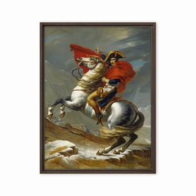 Leinwand - Napoleon Crossing the Alps canvas mural art