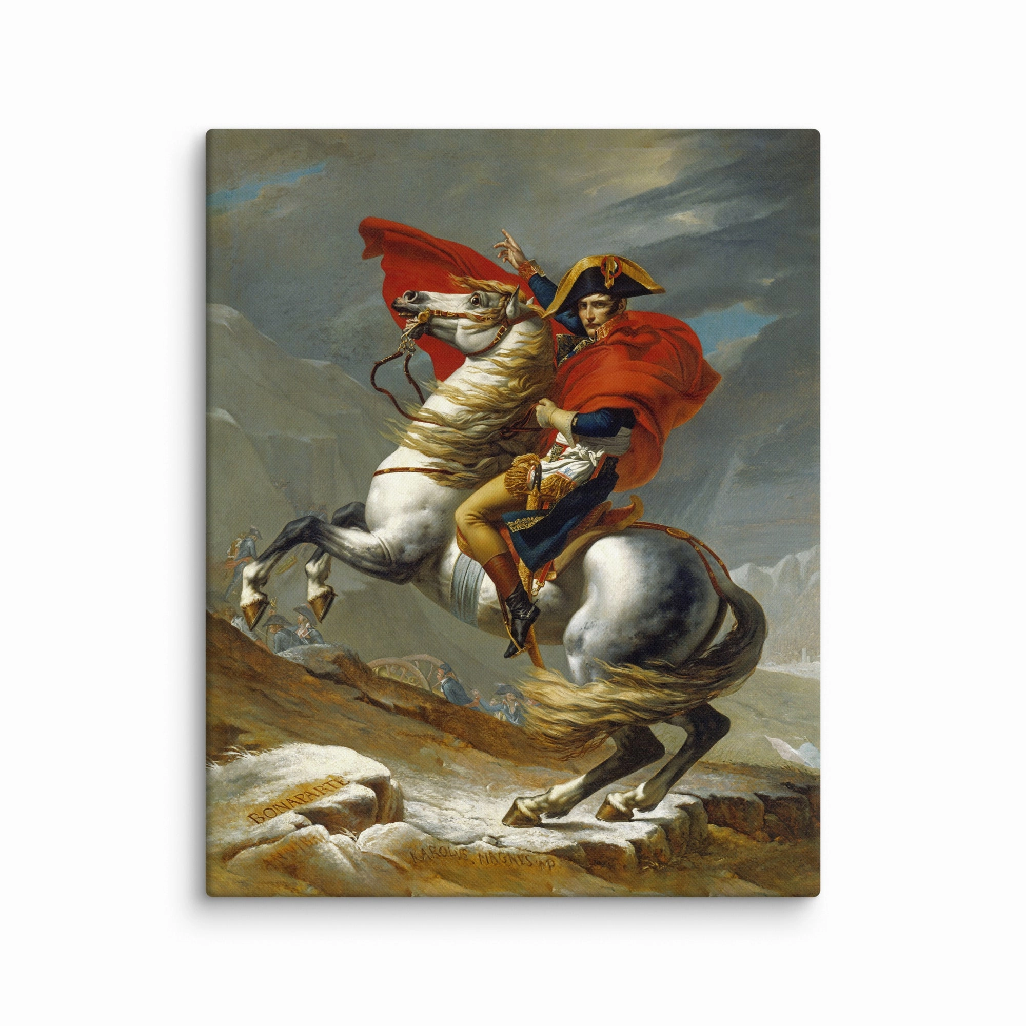 Leinwand - Napoleon Crossing the Alps