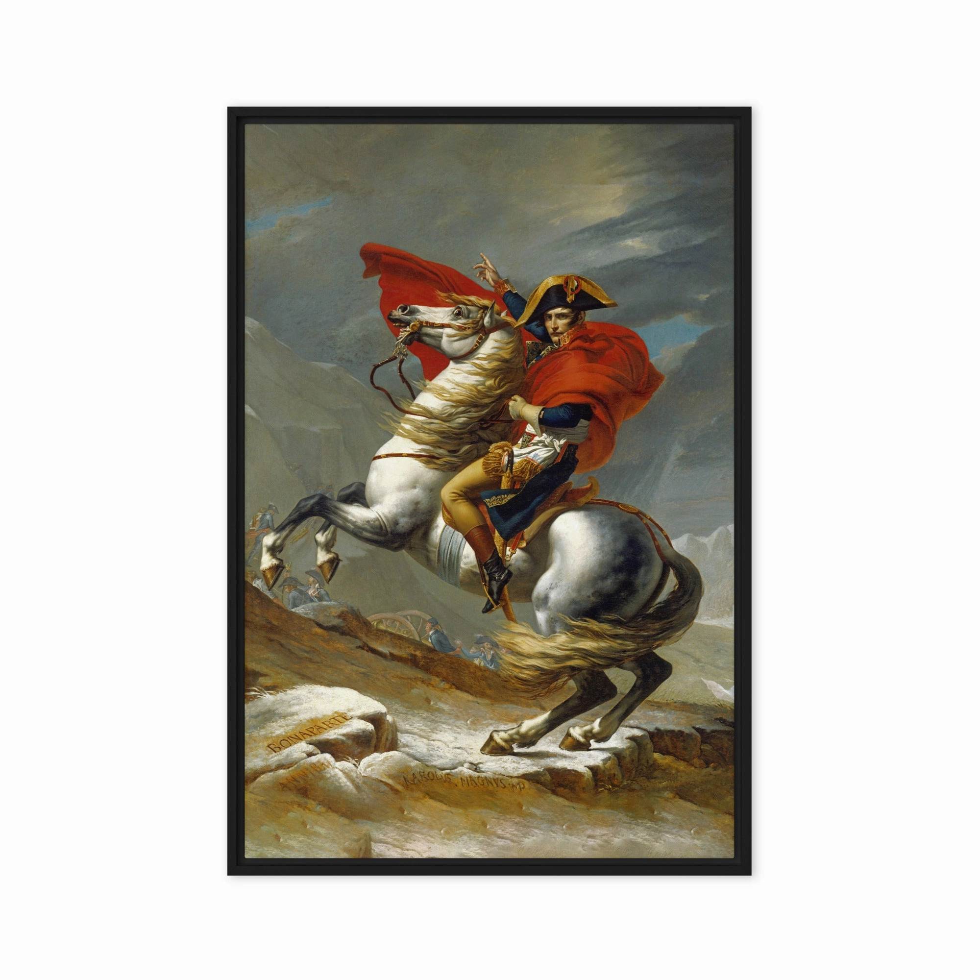 Leinwand - Napoleon Crossing the Alps