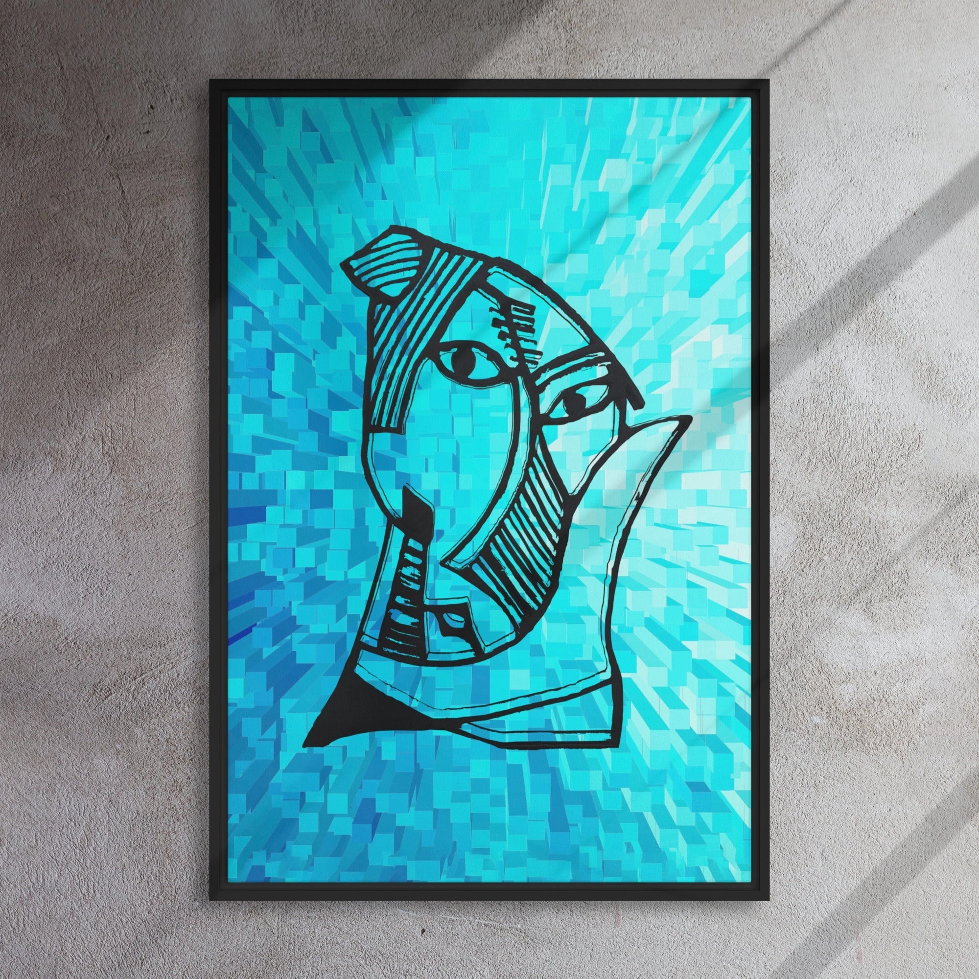 Leinwand - Pablo Picasso, Les Demoiselles dAvignon Cube