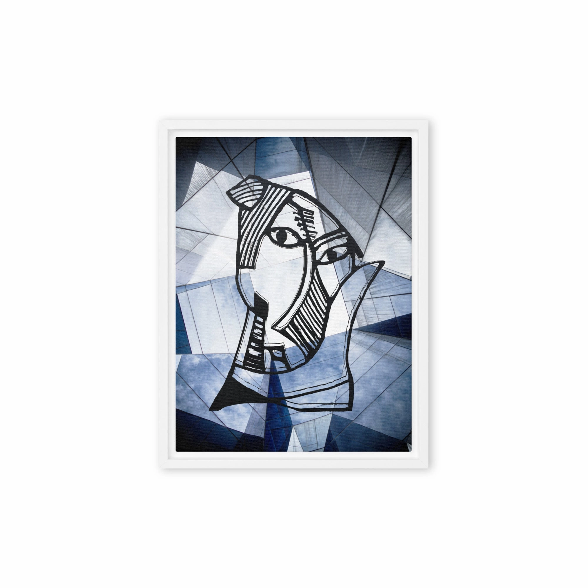 Leinwand - Pablo Picasso, Les Demoiselles dAvignon, Geometry