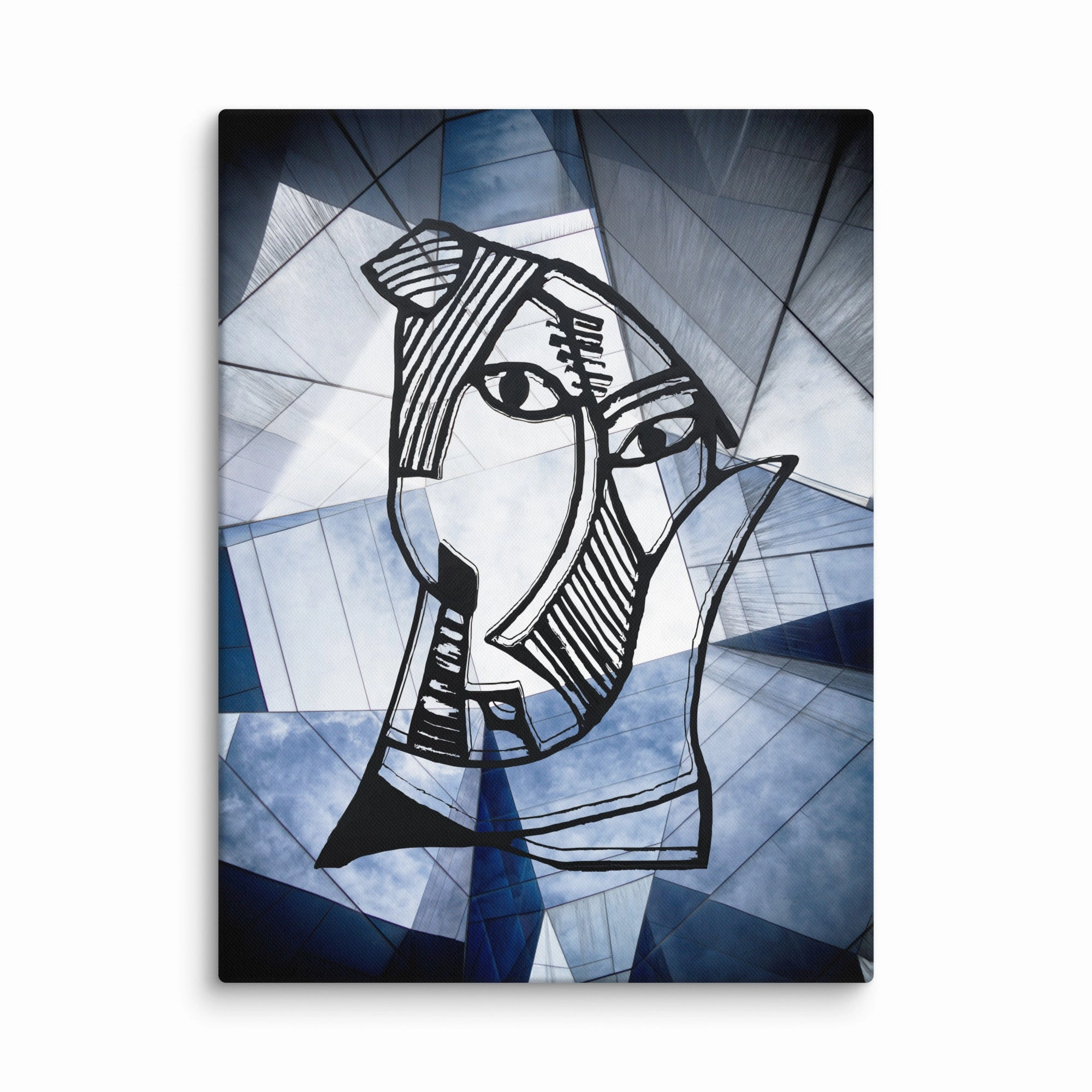 Leinwand - Pablo Picasso, Les Demoiselles dAvignon, Geometry