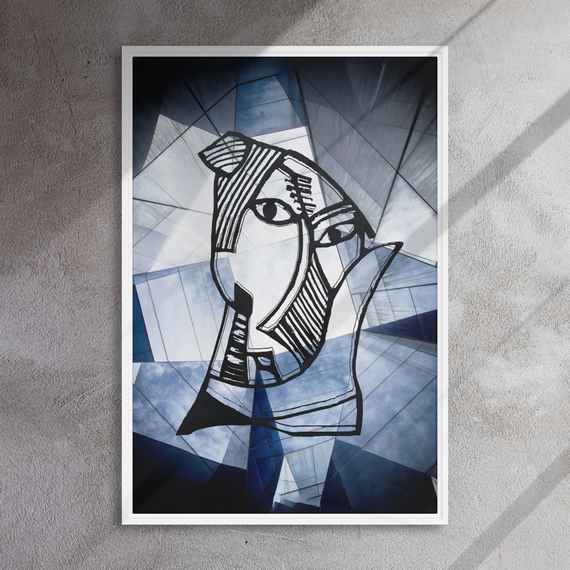 Leinwand - Pablo Picasso, Les Demoiselles dAvignon, Geometry