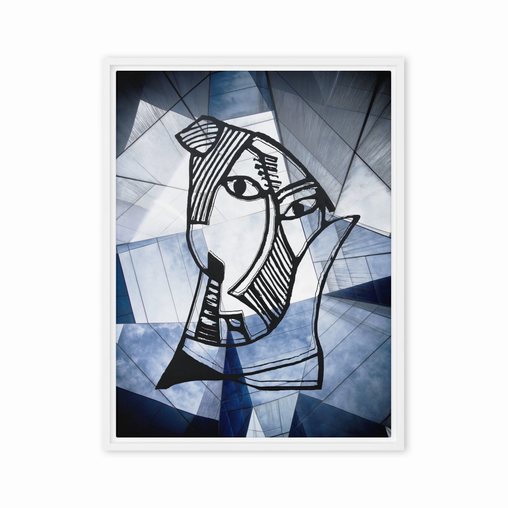 Leinwand - Pablo Picasso, Les Demoiselles dAvignon, Geometry