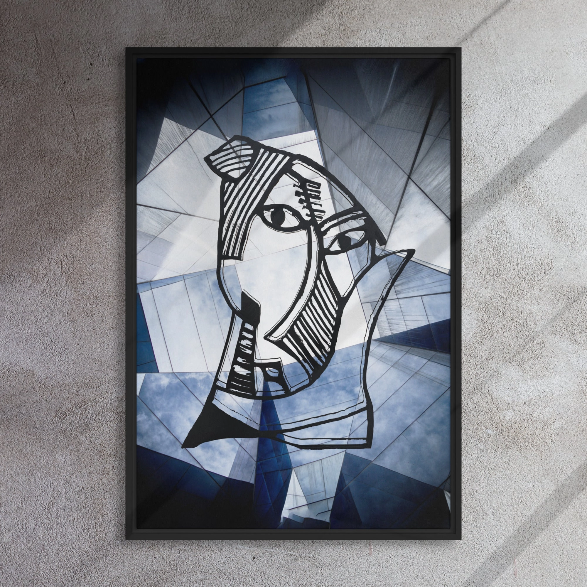 Leinwand - Pablo Picasso, Les Demoiselles dAvignon, Geometry